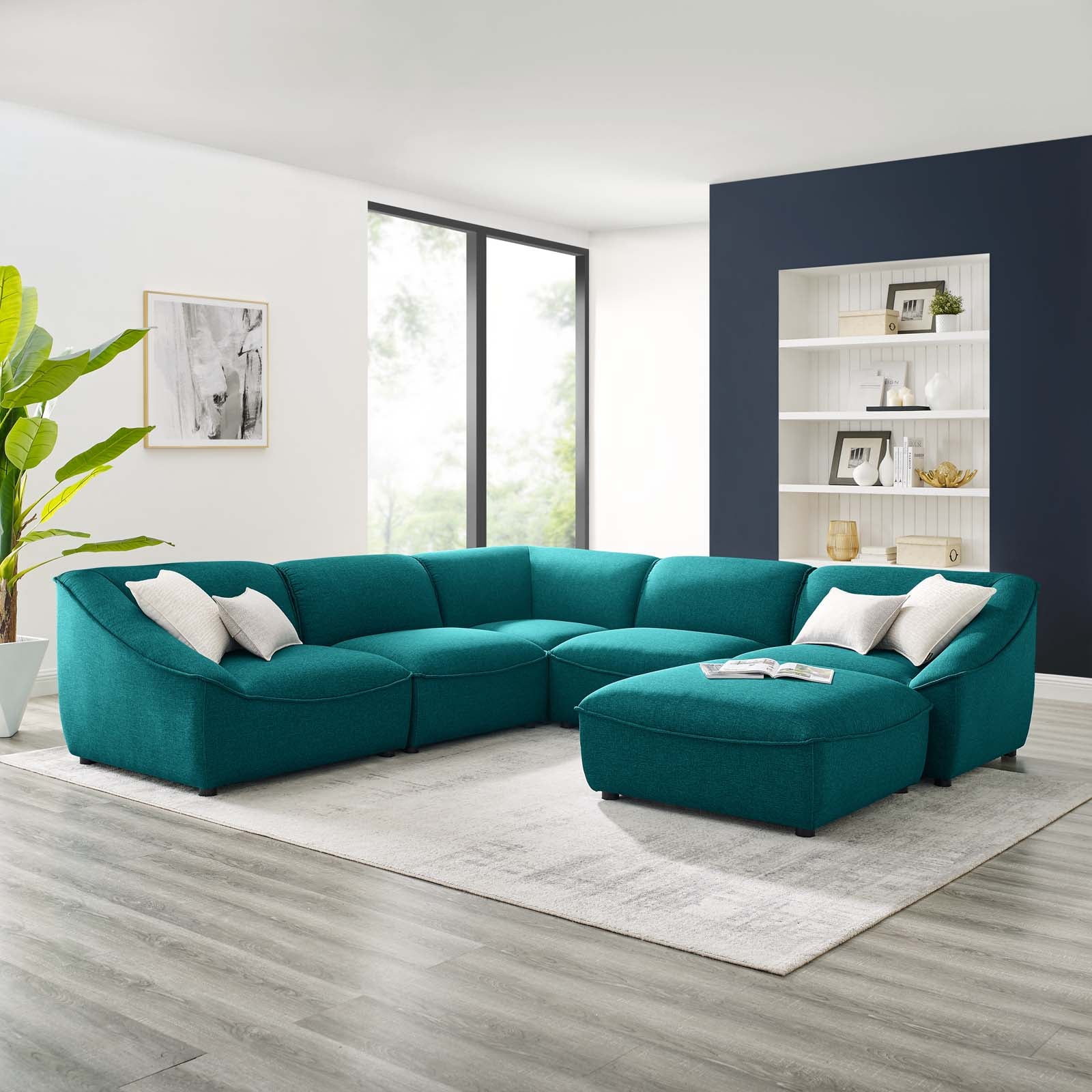 Comprise 6-Piece Sectional Sofa - East Shore Modern Home Furnishings