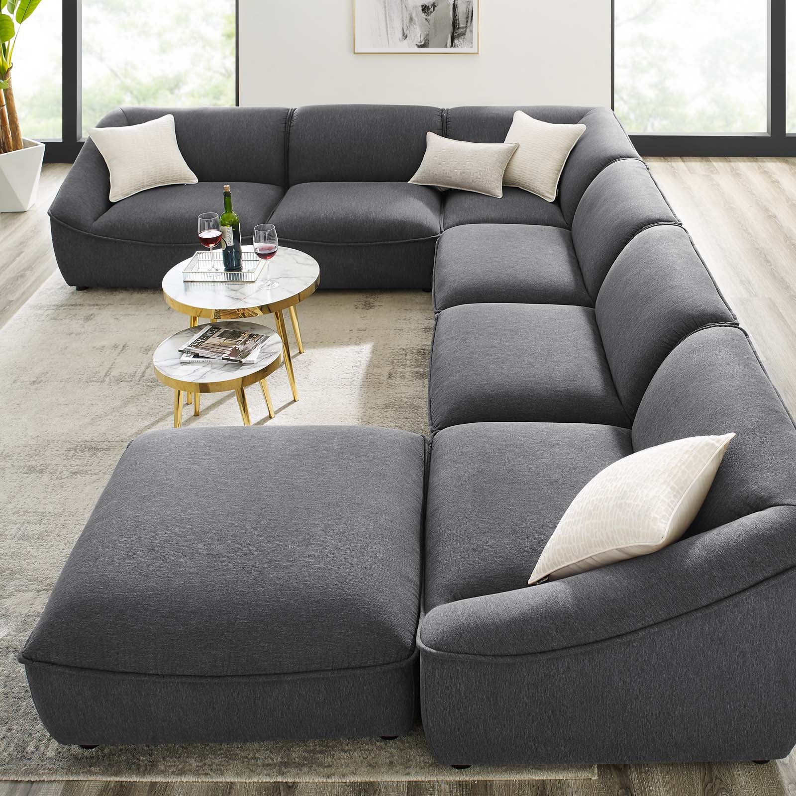 Comprise 7-Piece Sectional Sofa - East Shore Modern Home Furnishings