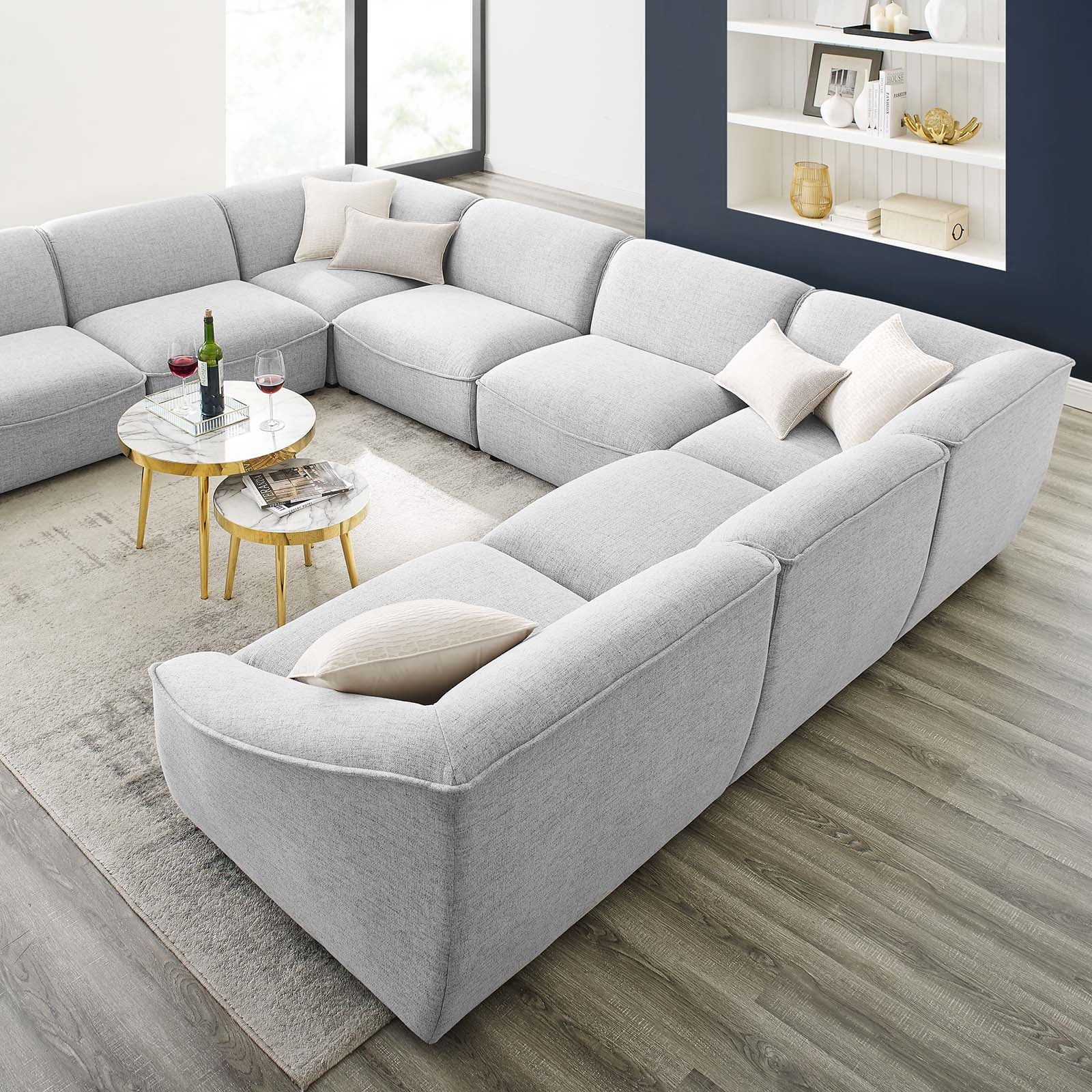 Comprise 8-Piece Sectional Sofa - East Shore Modern Home Furnishings
