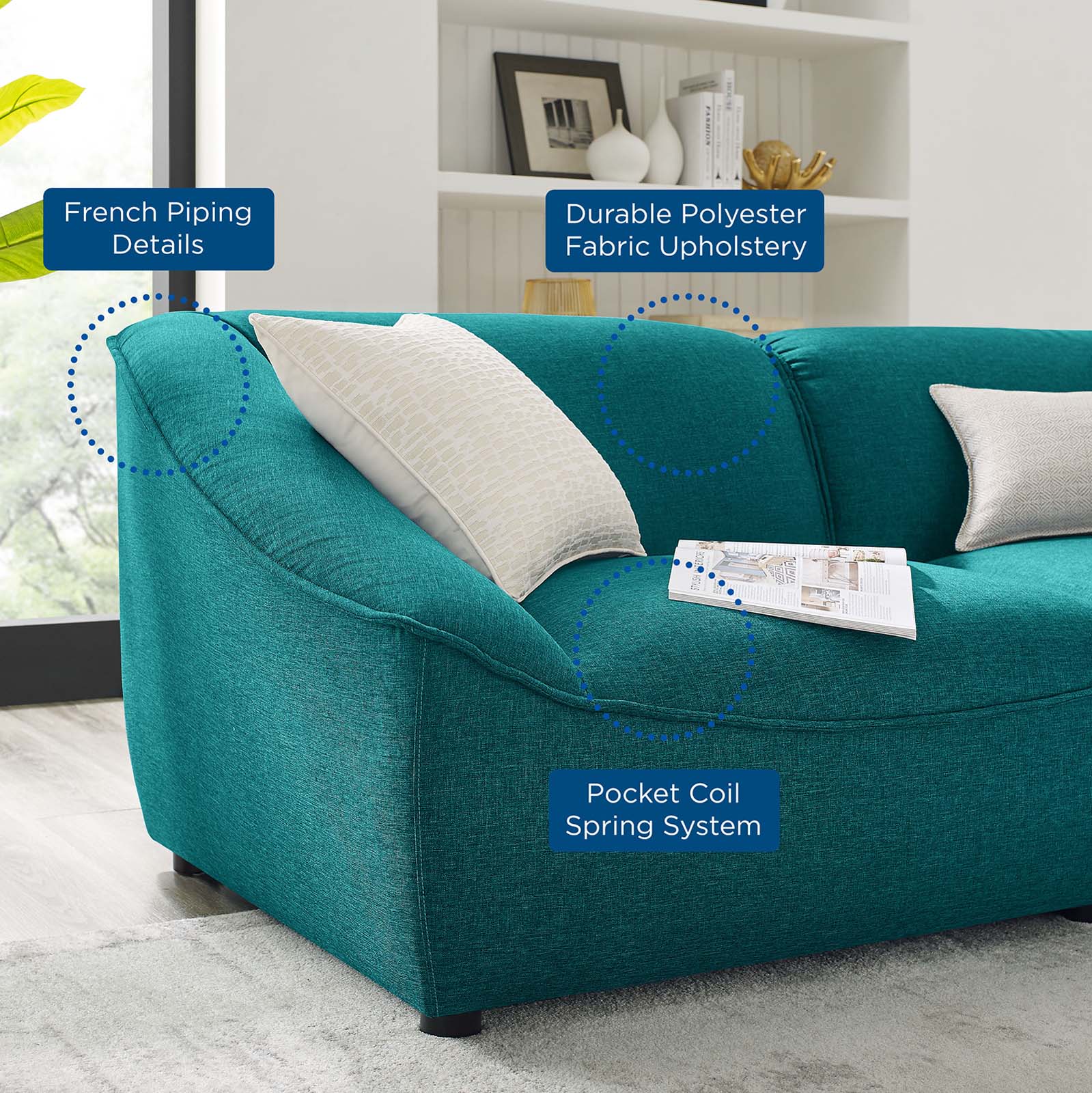 Comprise 8-Piece Sectional Sofa