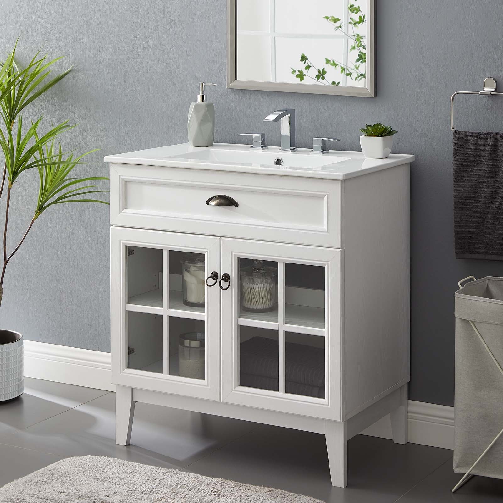 Isle 30" Bathroom Vanity Cabinet - East Shore Modern Home Furnishings