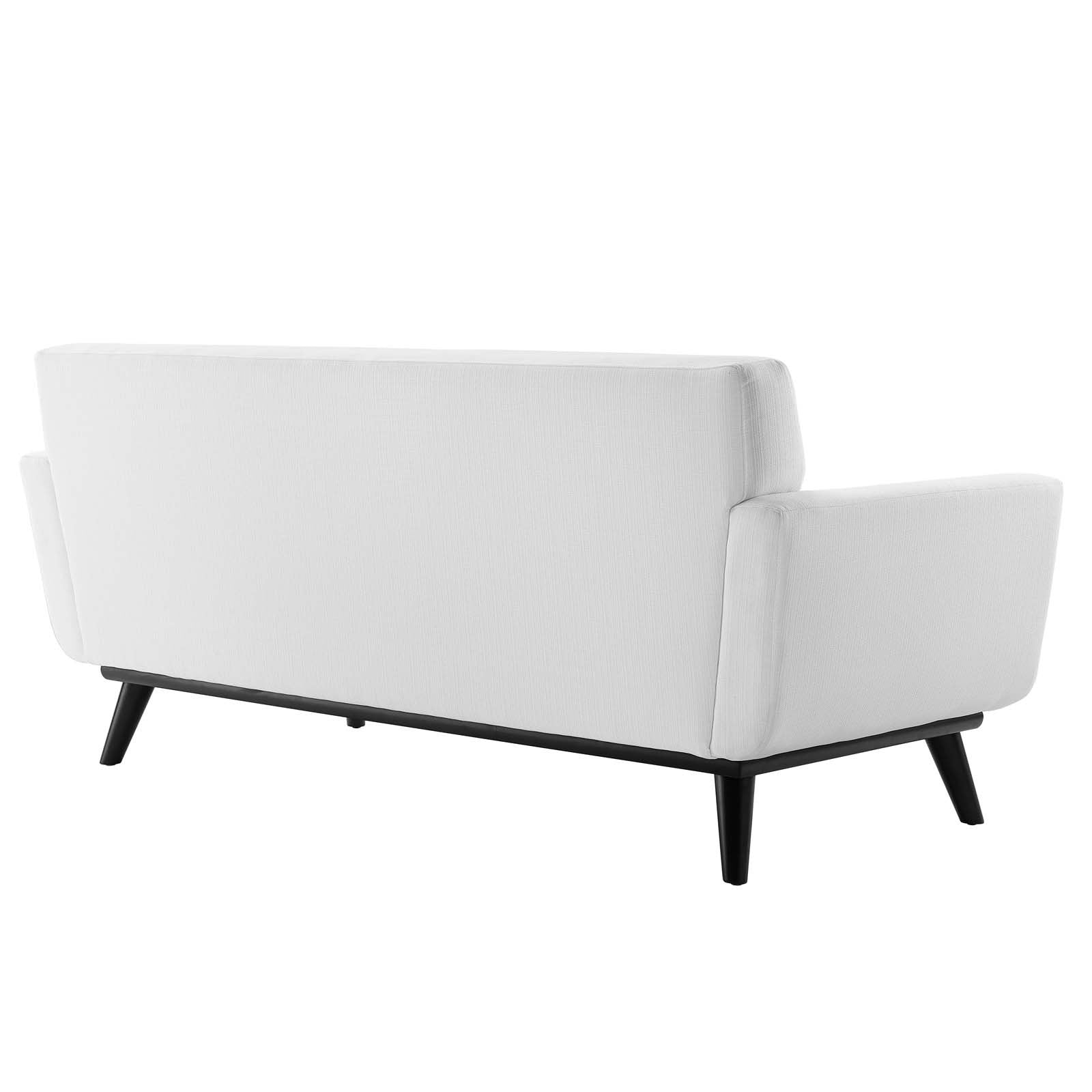 Engage Channel Tufted Fabric Loveseat - East Shore Modern Home Furnishings