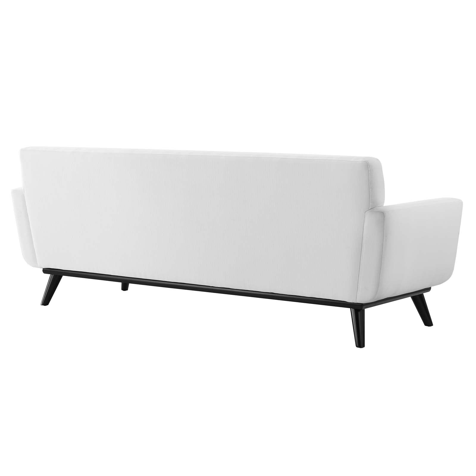 Engage Channel Tufted Fabric Sofa