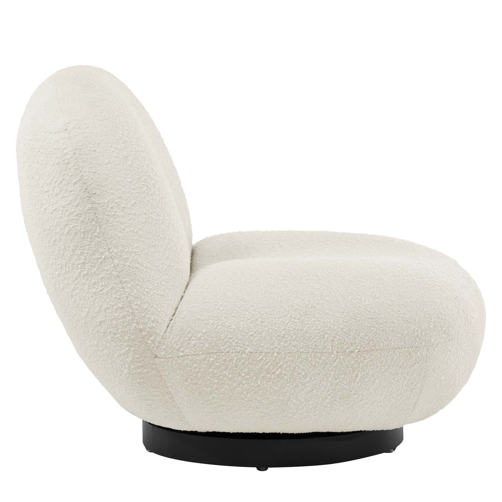 Kindred Upholstered Fabric Swivel Chair - East Shore Modern Home Furnishings