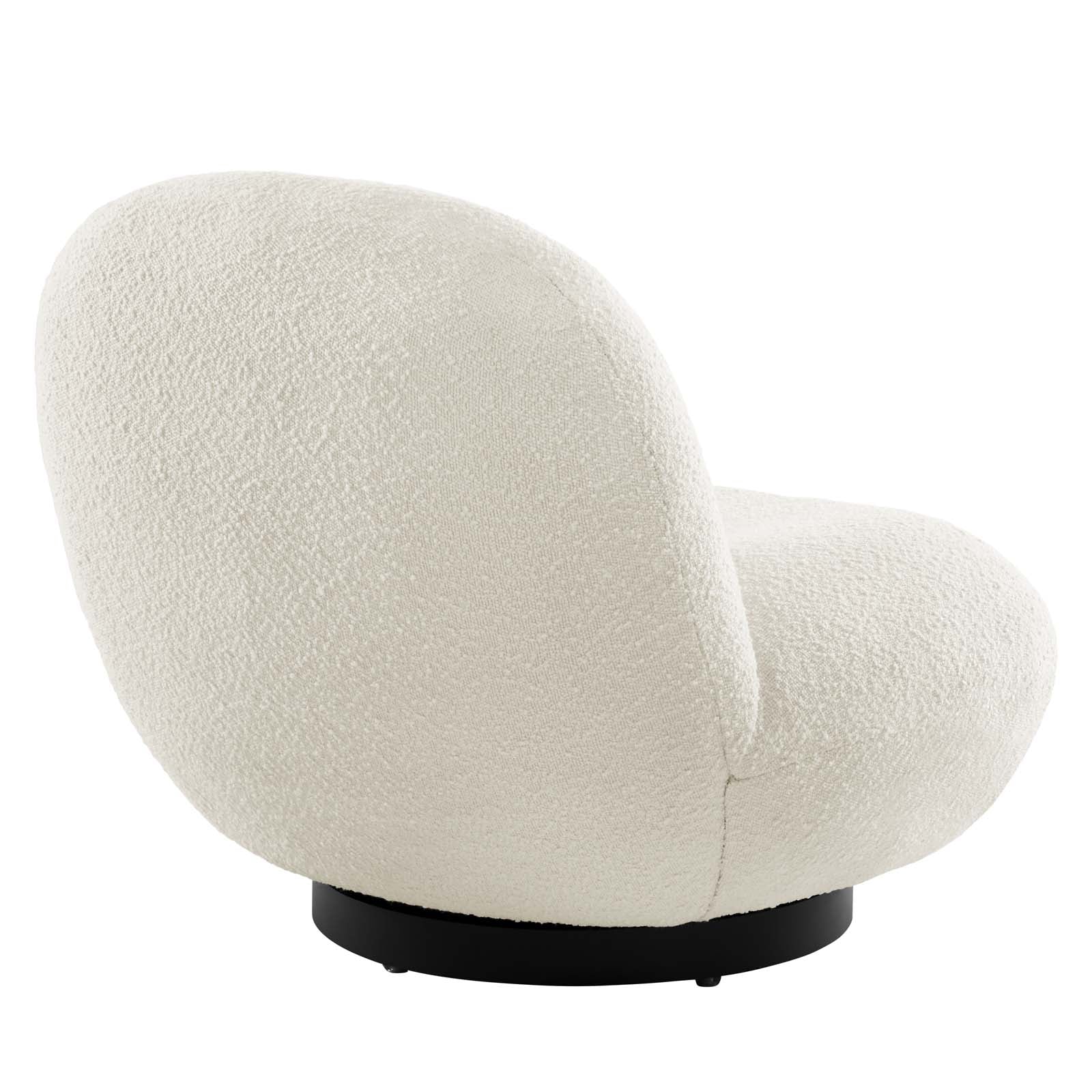 Kindred Upholstered Fabric Swivel Chair - East Shore Modern Home Furnishings