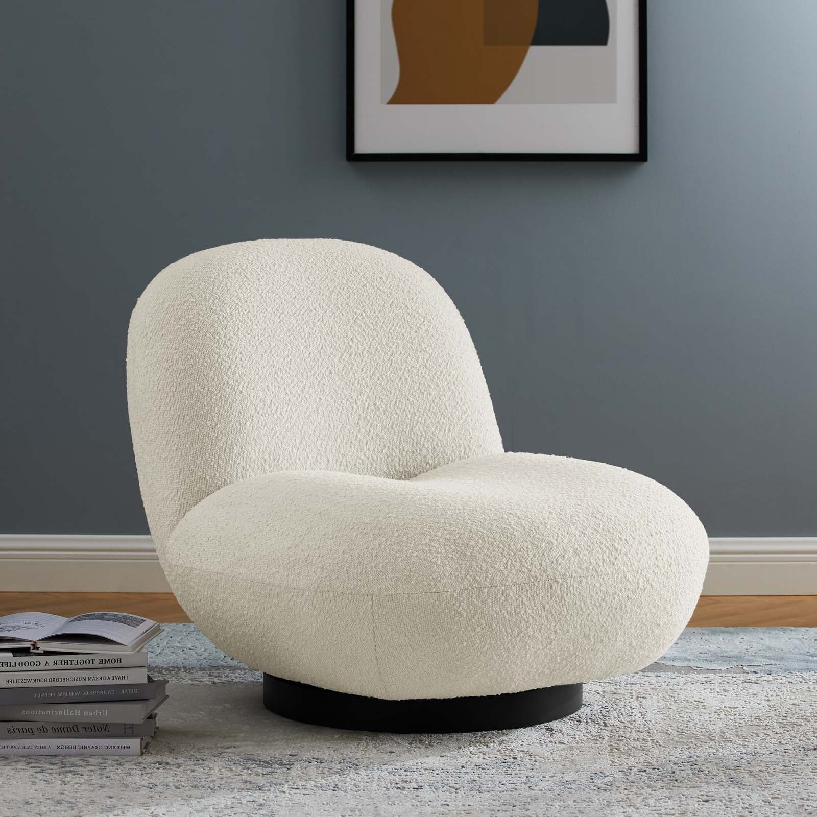 Kindred Upholstered Fabric Swivel Chair - East Shore Modern Home Furnishings