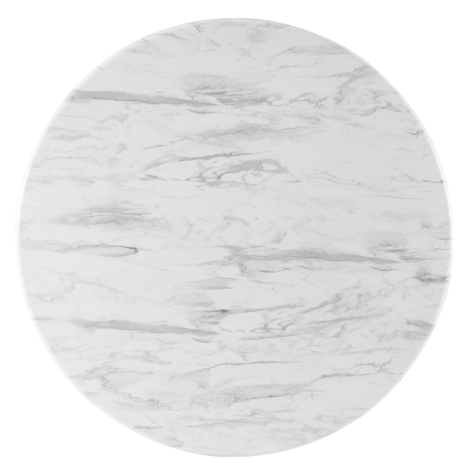 Traverse 50" Round Performance Artificial Marble Dining Table