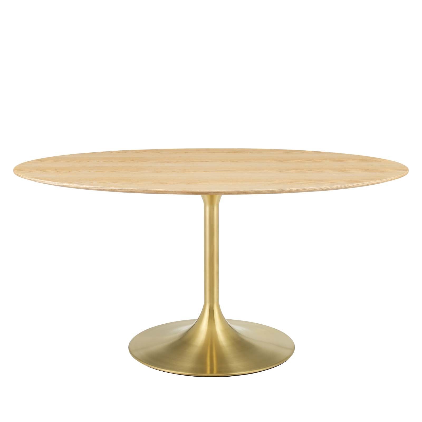 Lippa 60" Oval Wood Dining Table