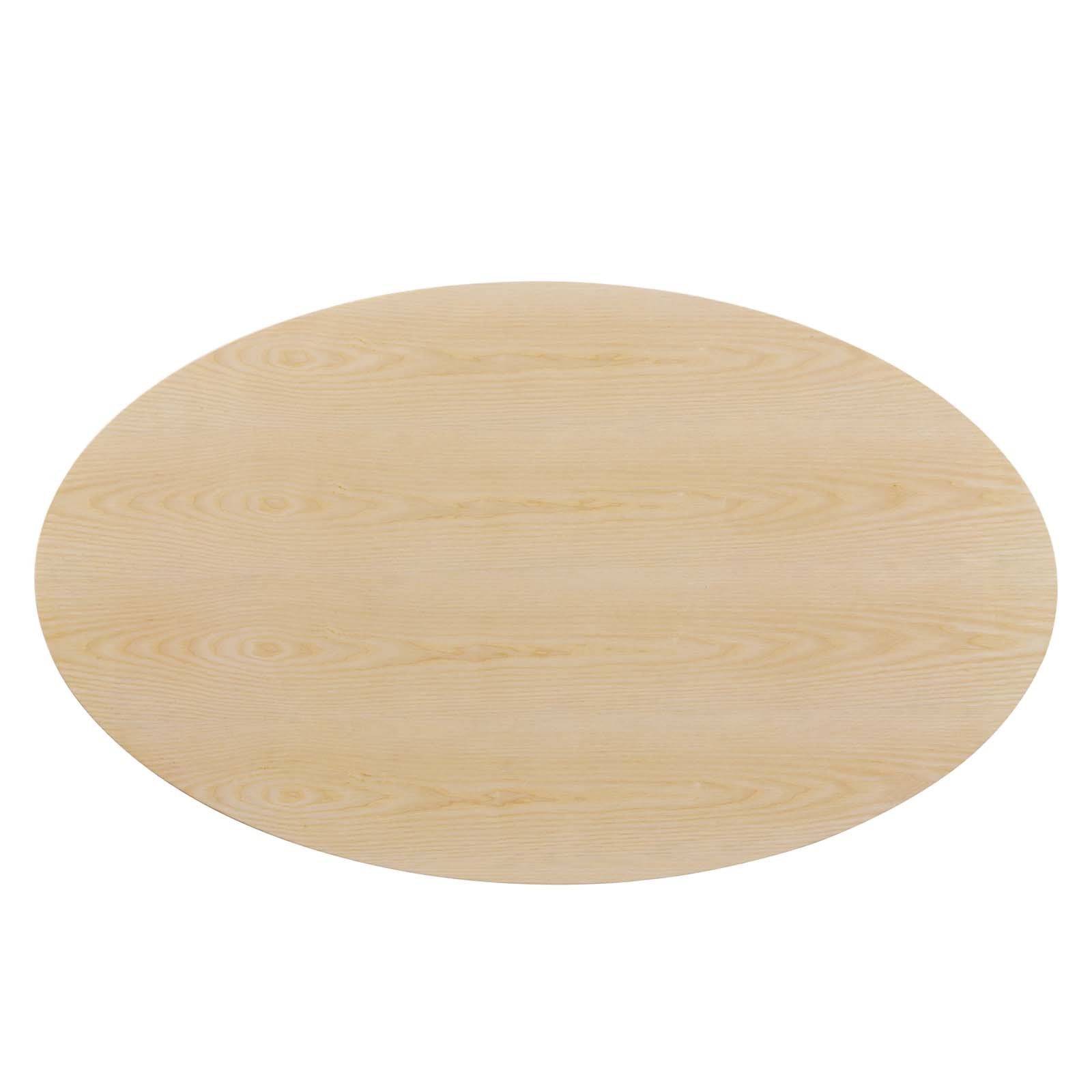 Lippa 60" Oval Wood Dining Table