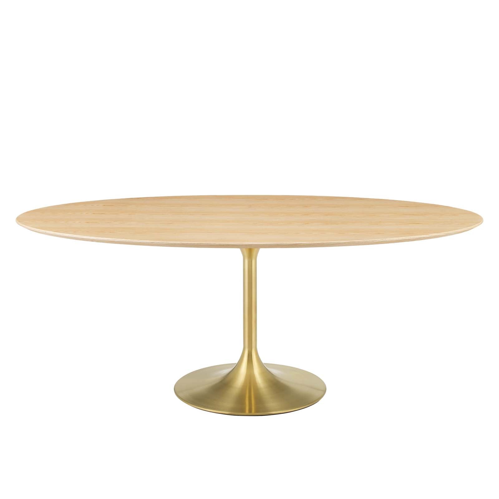 Lippa 78" Oval Wood Dining Table - East Shore Modern Home Furnishings