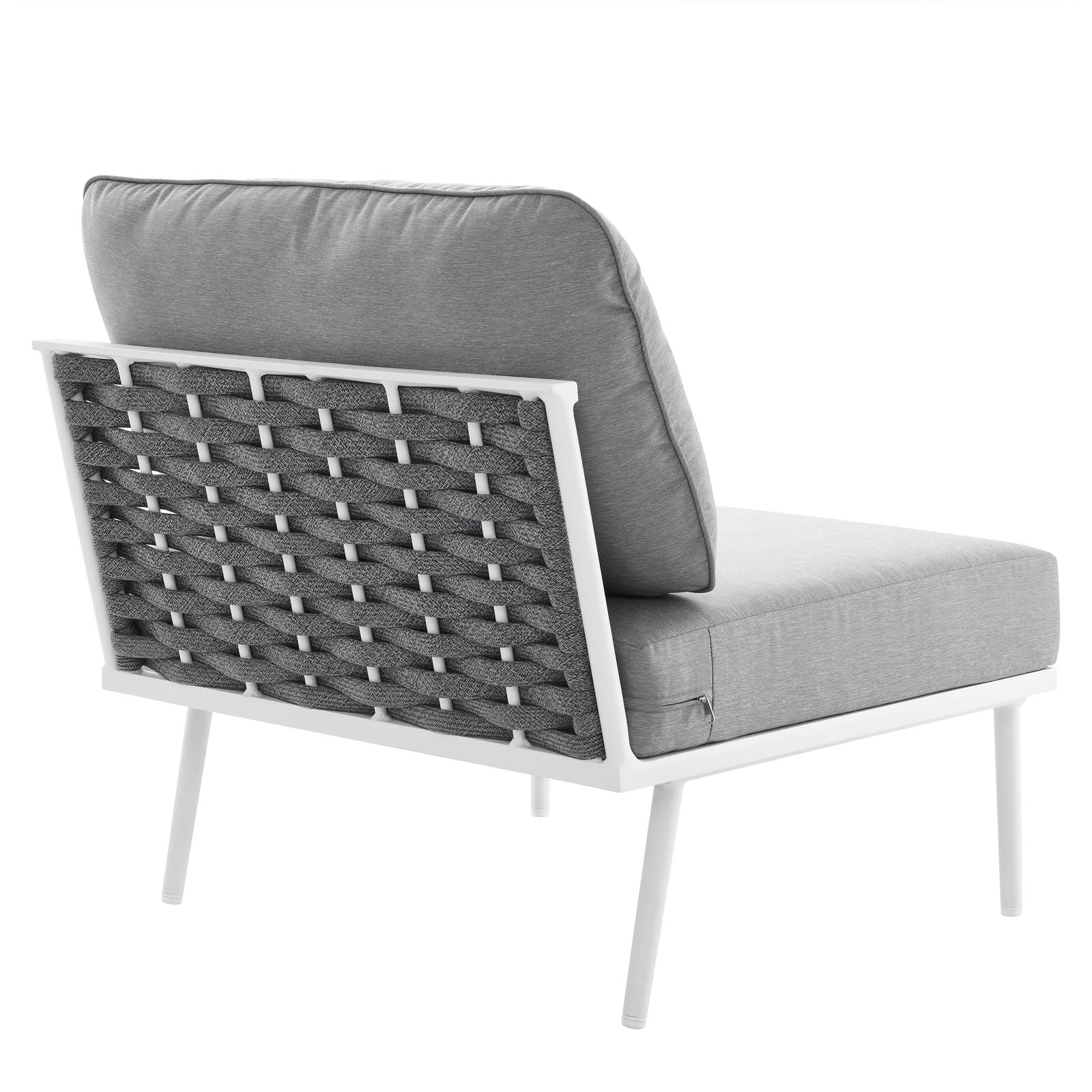 Stance Outdoor Patio Aluminum Armless Chair - East Shore Modern Home Furnishings