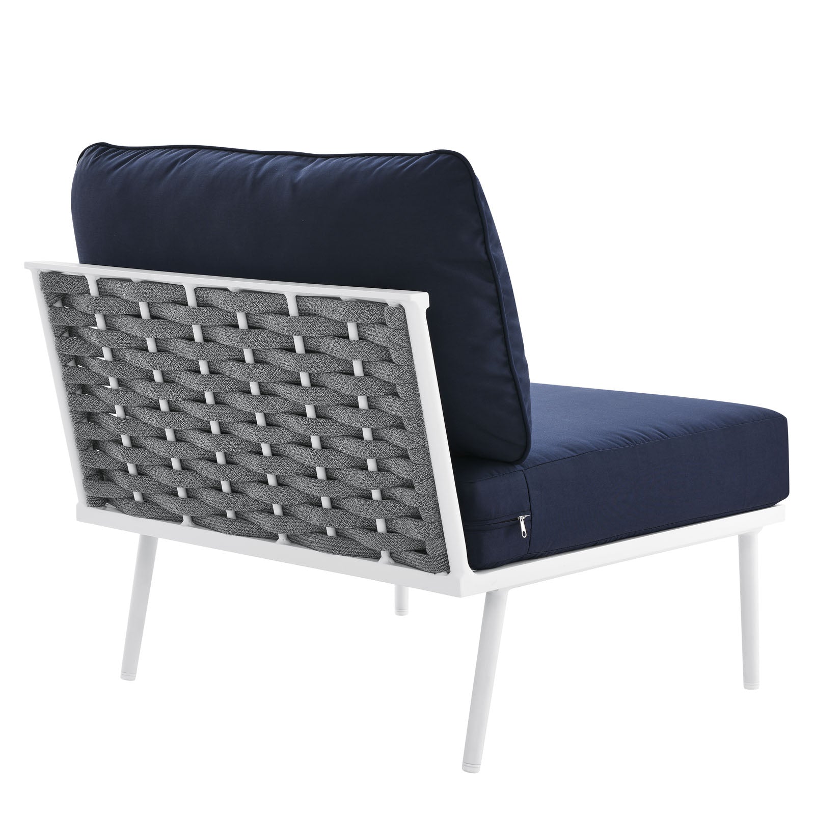 Stance Outdoor Patio Aluminum Armless Chair - East Shore Modern Home Furnishings