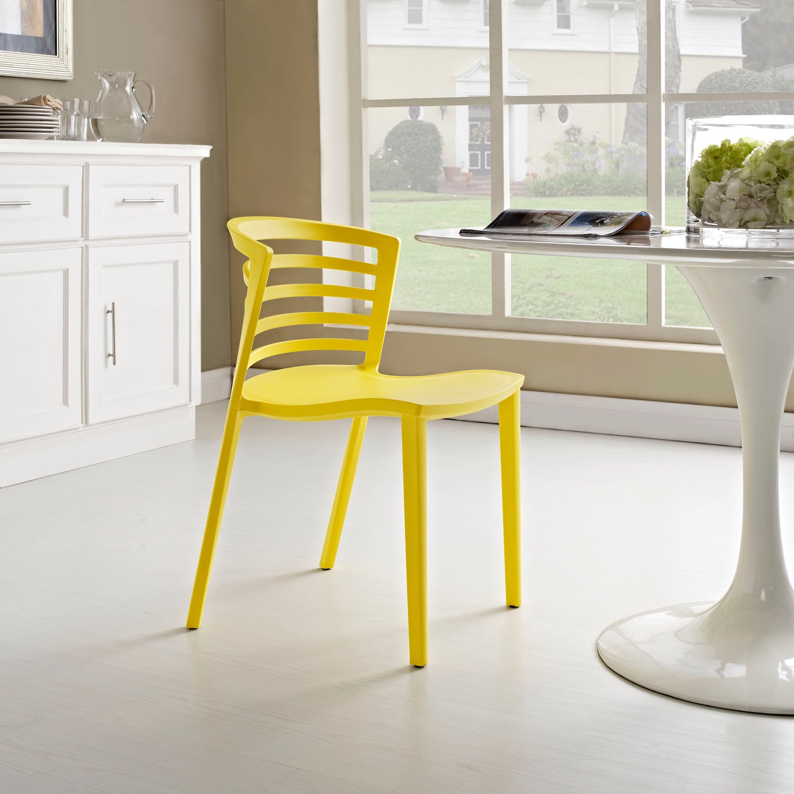 Curvy Dining Side Chair - East Shore Modern Home Furnishings