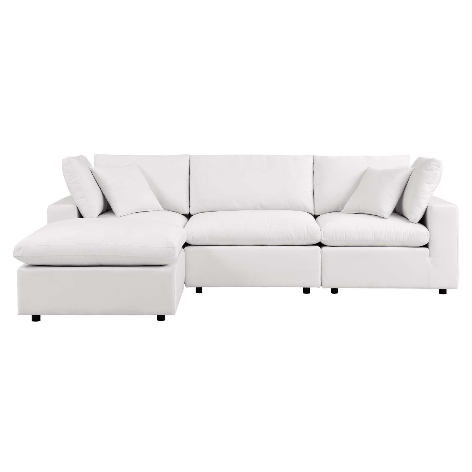 Commix 4-Piece Outdoor Patio Sectional Sofa