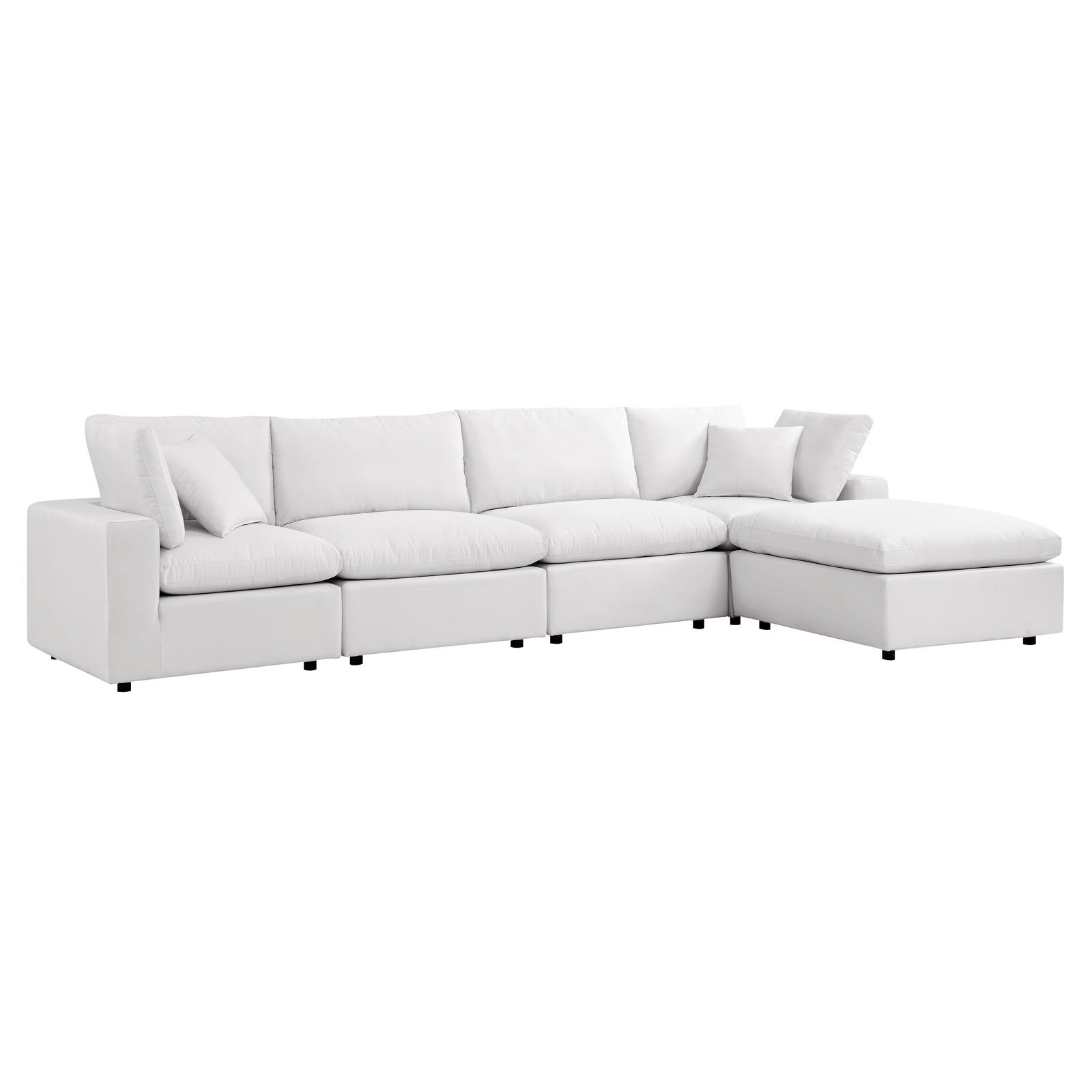 Commix 5-Piece Outdoor Patio Sectional Sofa