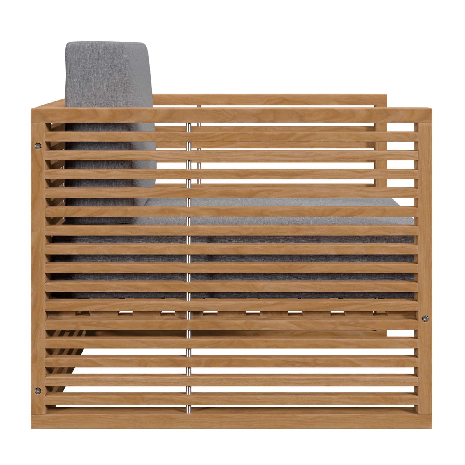 Carlsbad Teak Wood Outdoor Patio Armchair - East Shore Modern Home Furnishings
