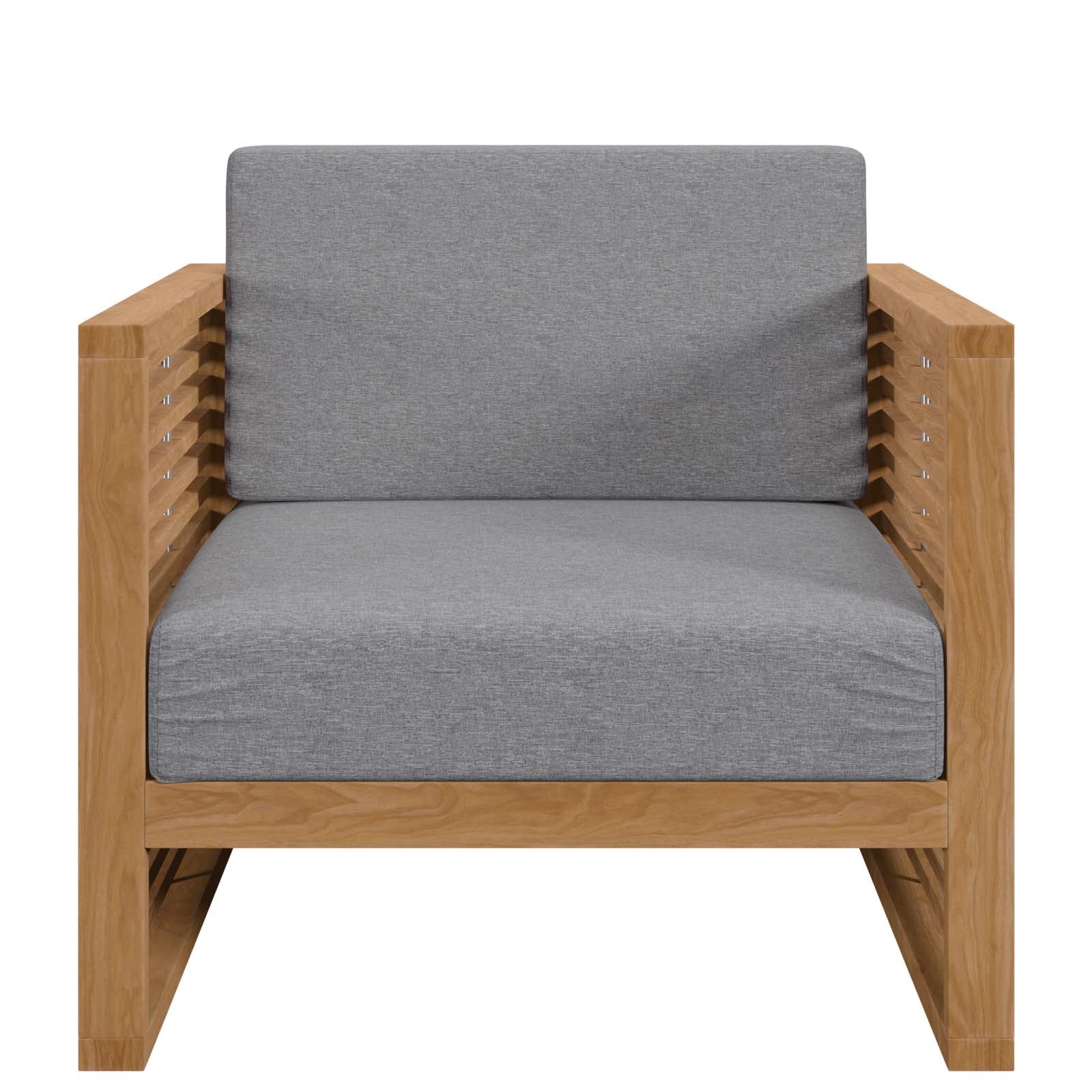 Carlsbad Teak Wood Outdoor Patio Armchair - East Shore Modern Home Furnishings