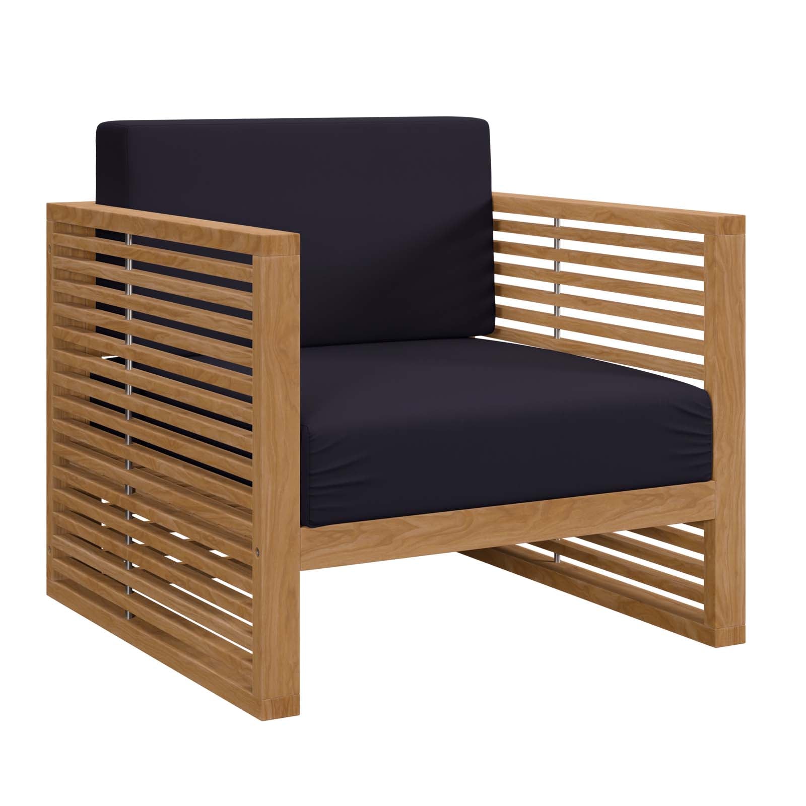 Carlsbad Teak Wood Outdoor Patio Armchair - East Shore Modern Home Furnishings