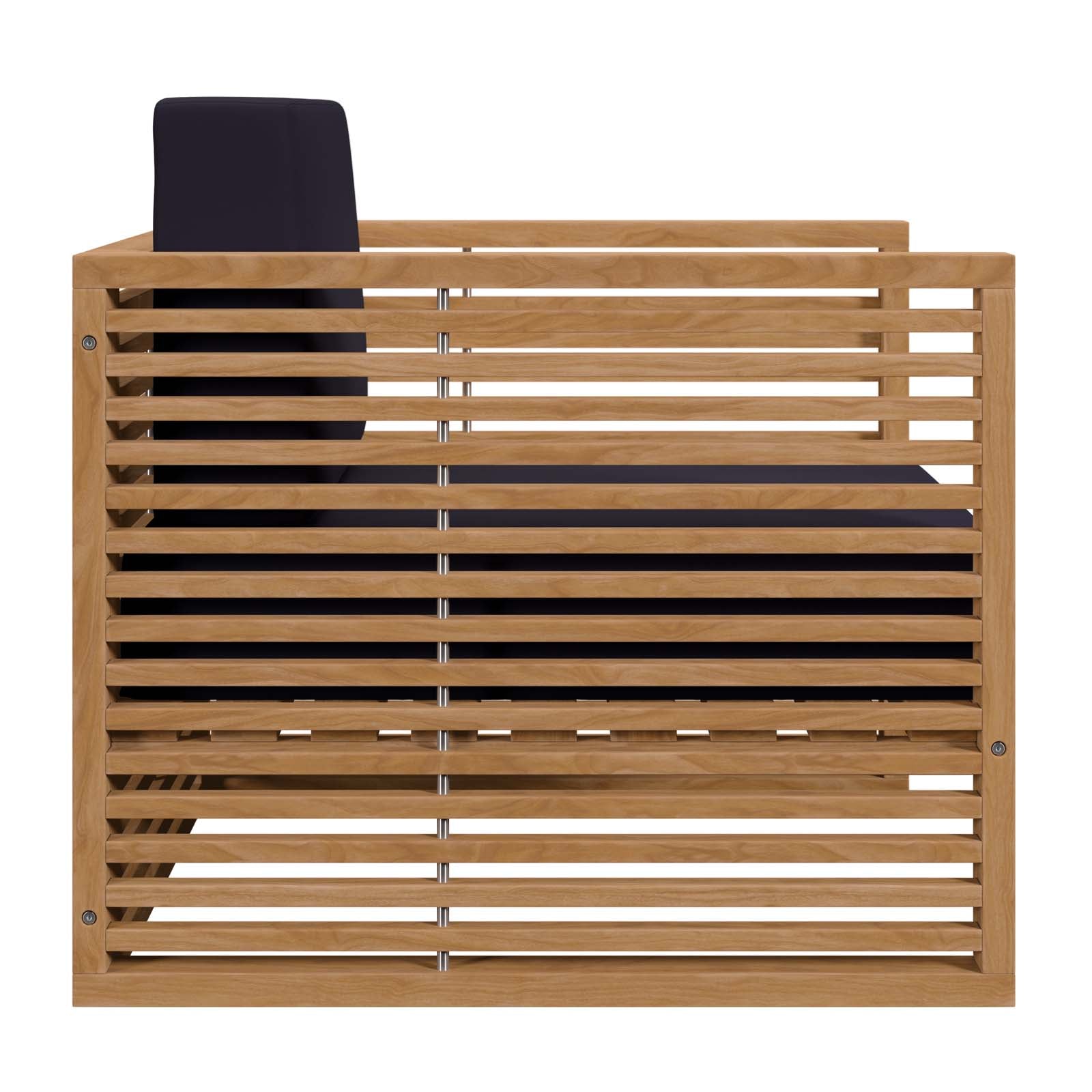 Carlsbad Teak Wood Outdoor Patio Armchair - East Shore Modern Home Furnishings