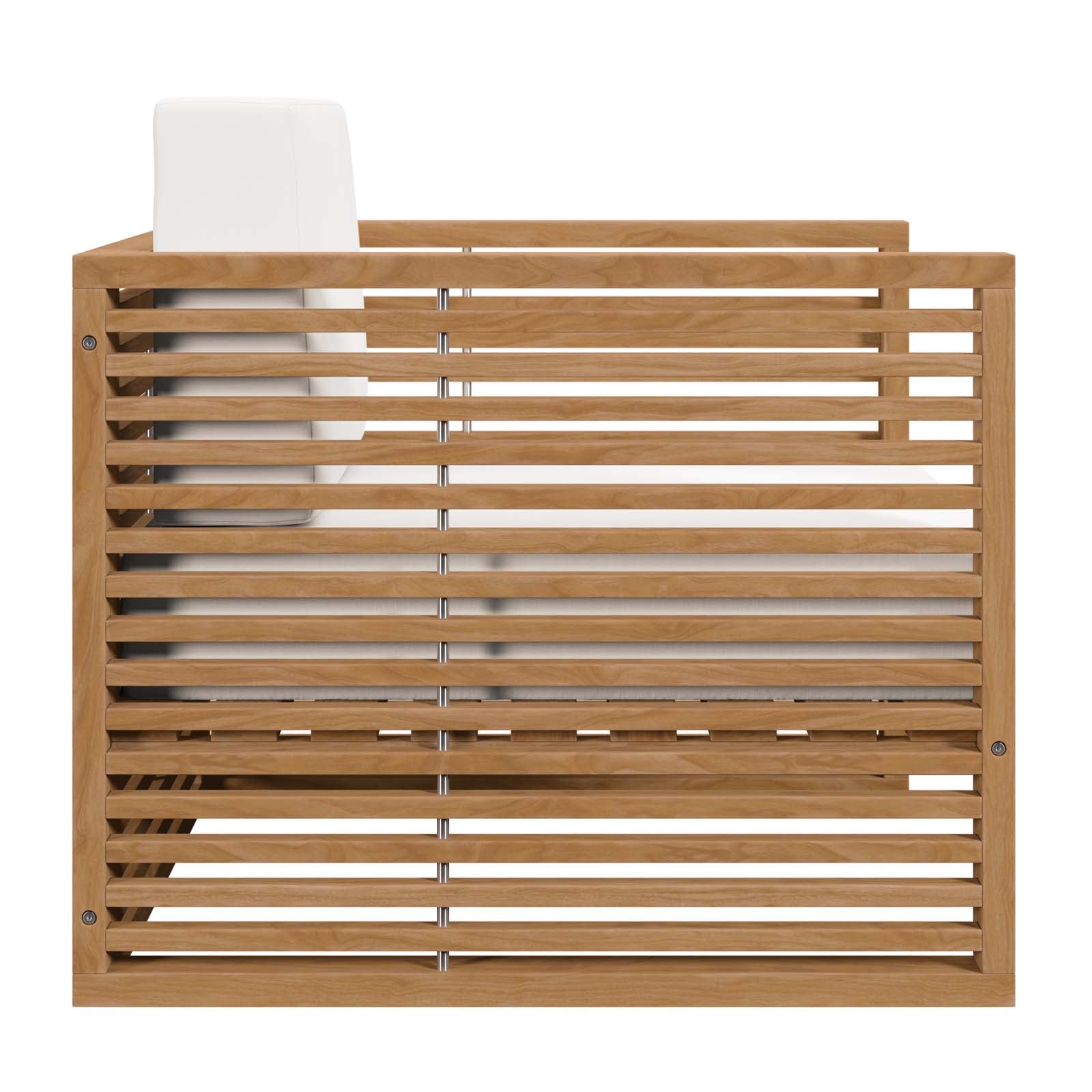 Carlsbad Teak Wood Outdoor Patio Armchair - East Shore Modern Home Furnishings