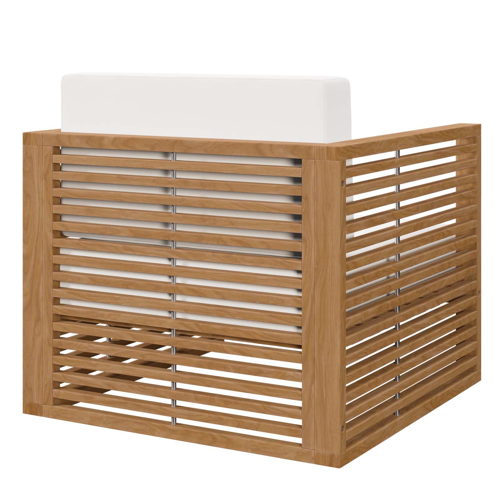 Carlsbad Teak Wood Outdoor Patio Armchair - East Shore Modern Home Furnishings