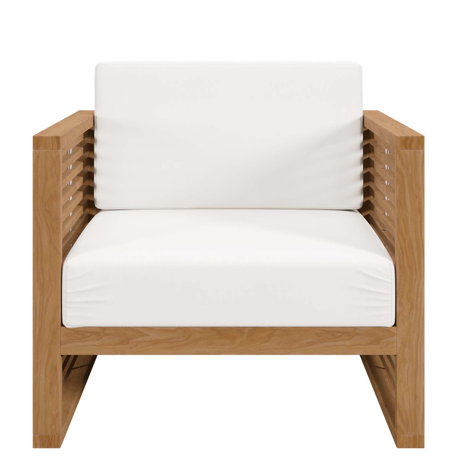 Carlsbad Teak Wood Outdoor Patio Armchair - East Shore Modern Home Furnishings