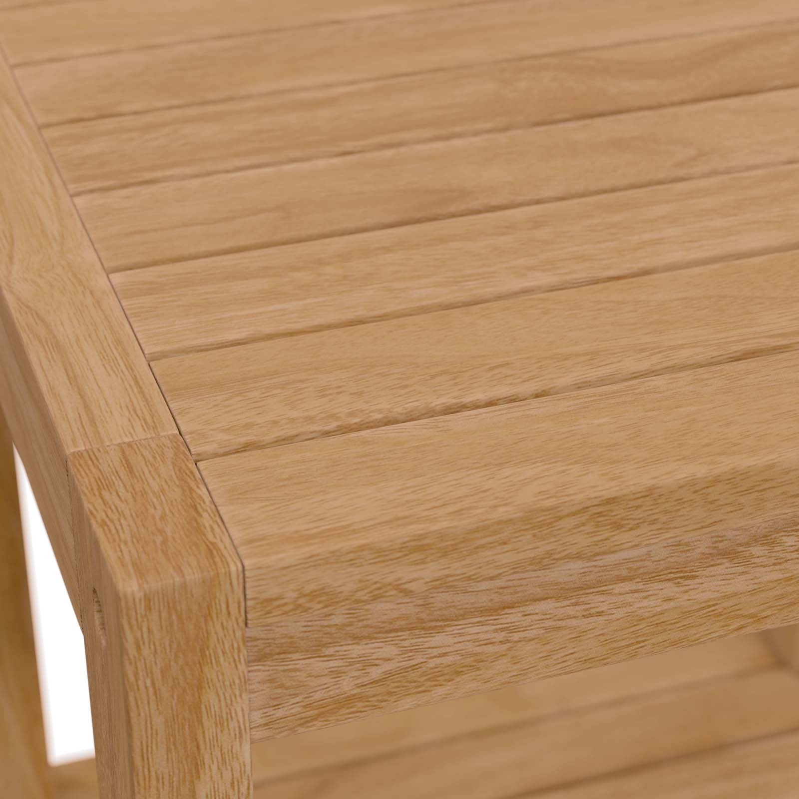 Carlsbad Teak Wood Outdoor Patio Side Table - East Shore Modern Home Furnishings