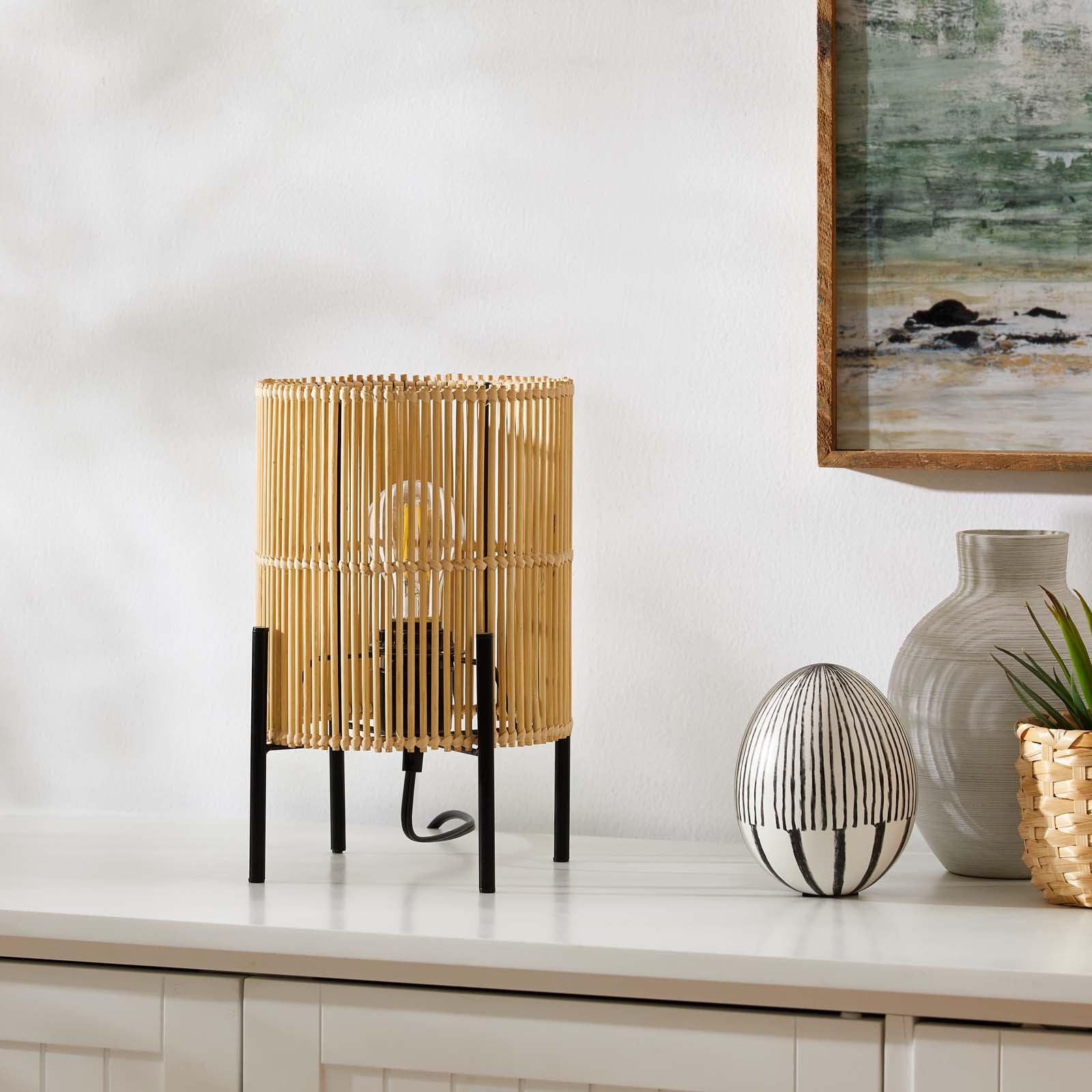 Casen Bamboo Table Lamp - East Shore Modern Home Furnishings