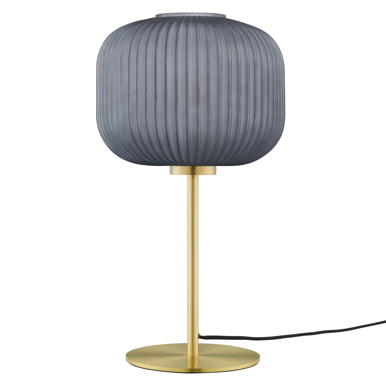 Reprise Glass Sphere Glass and Metal Table Lamp - East Shore Modern Home Furnishings