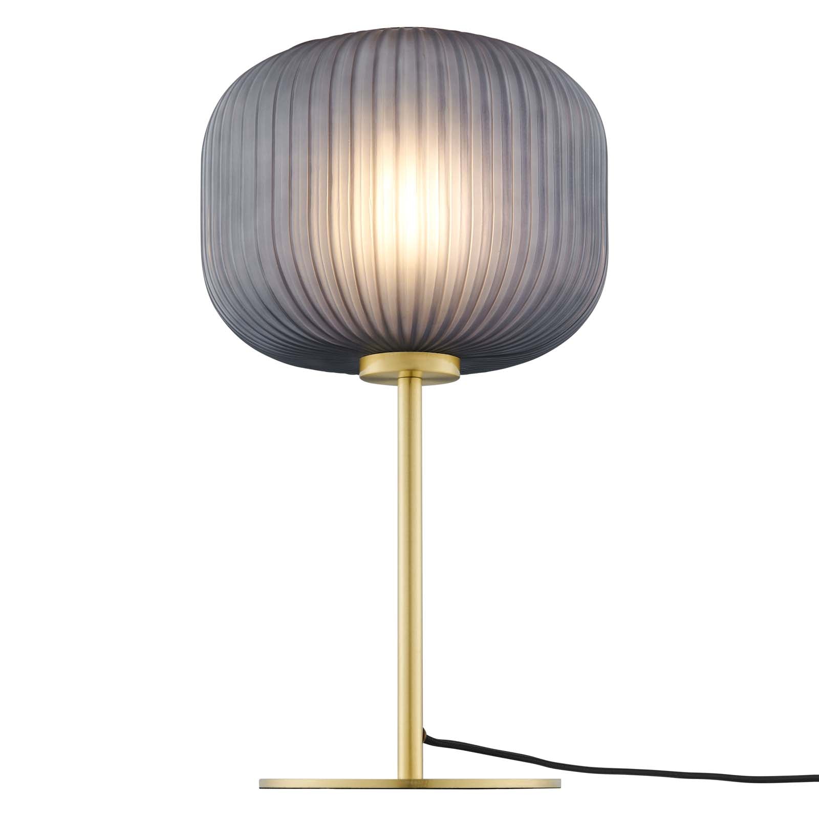Reprise Glass Sphere Glass and Metal Table Lamp
