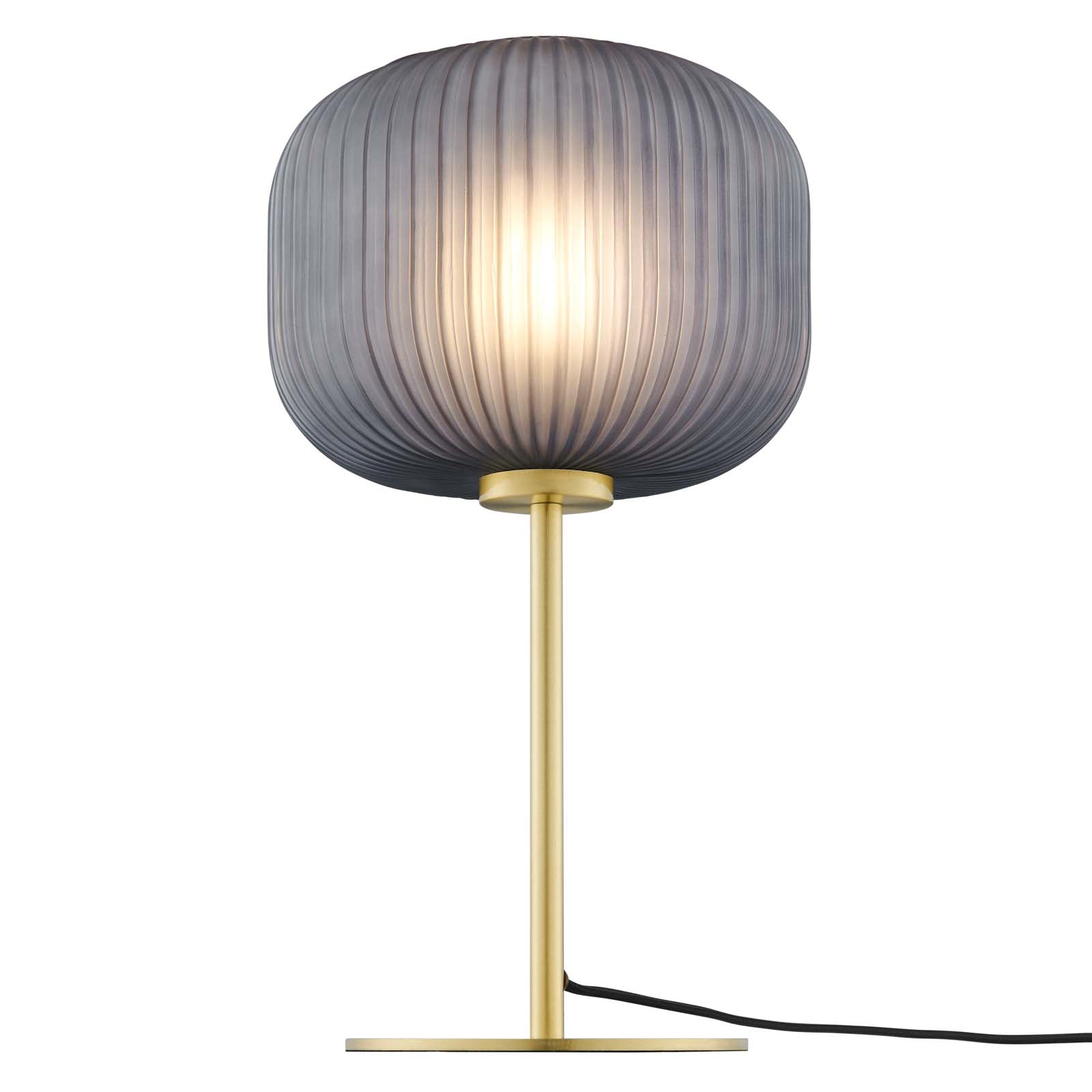 Reprise Glass Sphere Glass and Metal Table Lamp - East Shore Modern Home Furnishings