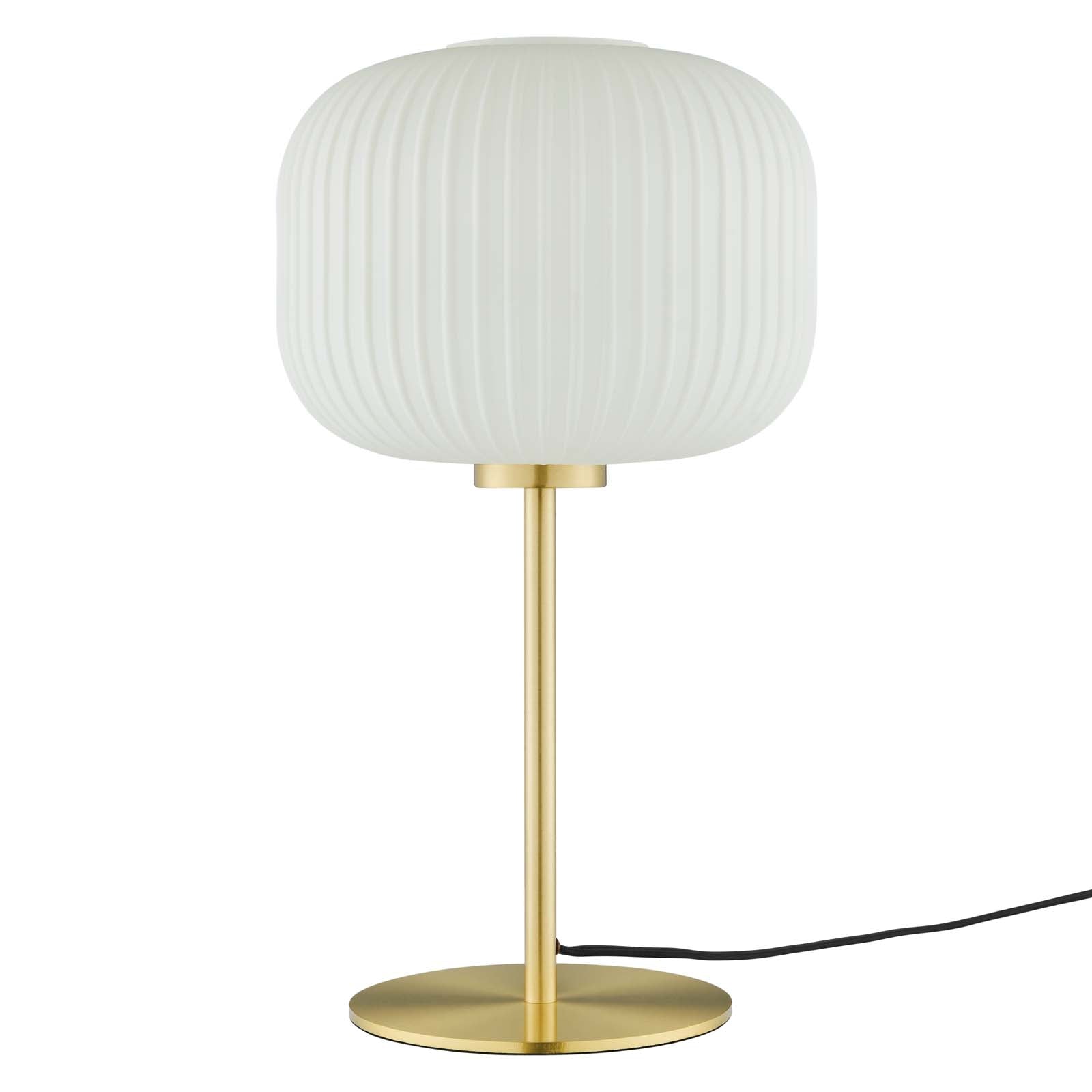 Reprise Glass Sphere Glass and Metal Table Lamp - East Shore Modern Home Furnishings