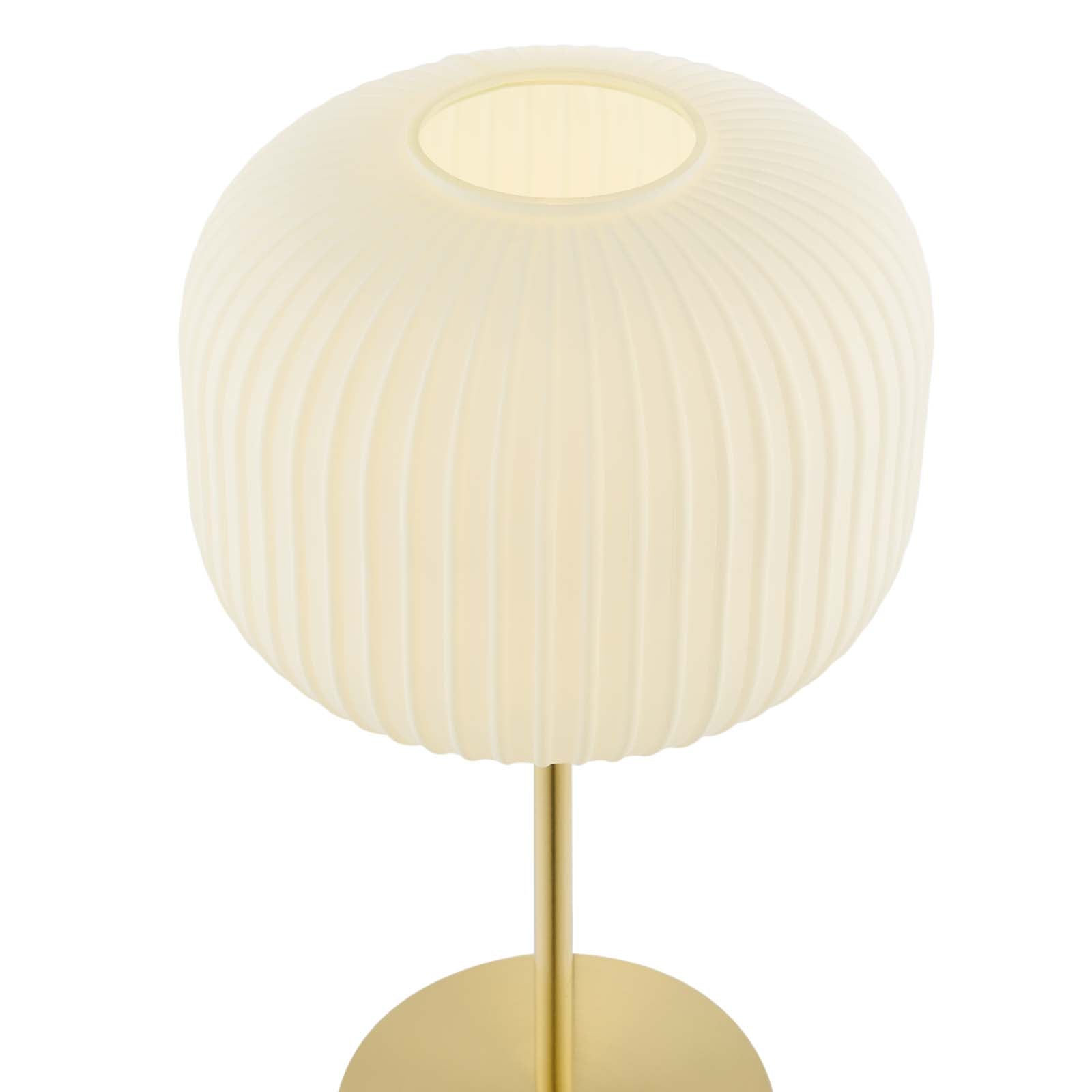 Reprise Glass Sphere Glass and Metal Table Lamp - East Shore Modern Home Furnishings