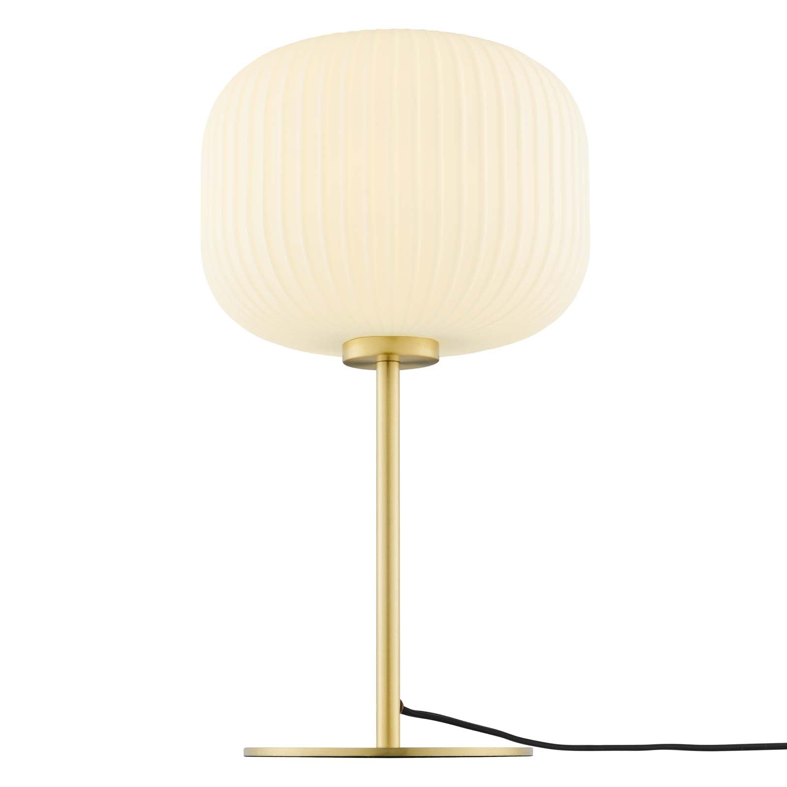 Reprise Glass Sphere Glass and Metal Table Lamp - East Shore Modern Home Furnishings