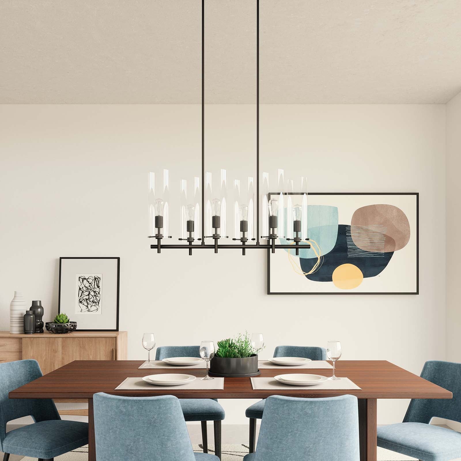 Skylark 6-Light Chandelier - East Shore Modern Home Furnishings