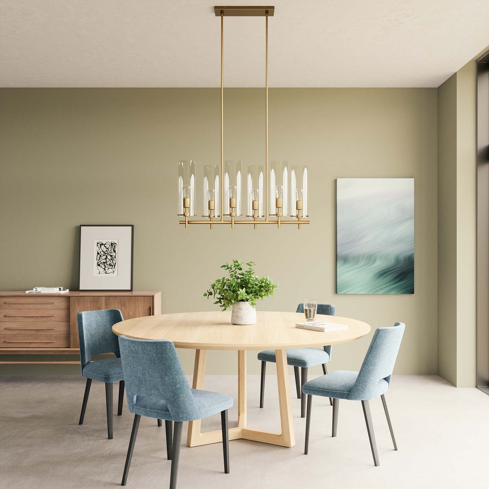 Skylark 6-Light Chandelier - East Shore Modern Home Furnishings