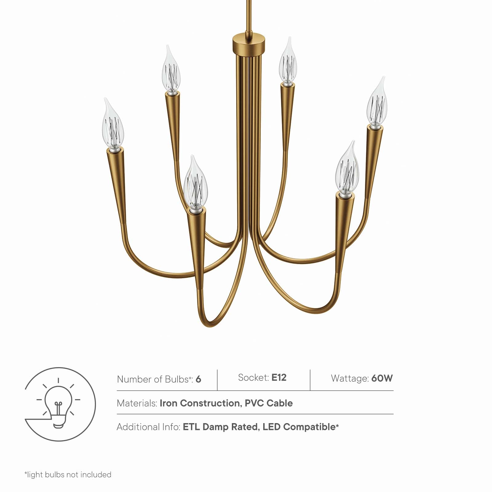 Penrose 6-Light Chandelier