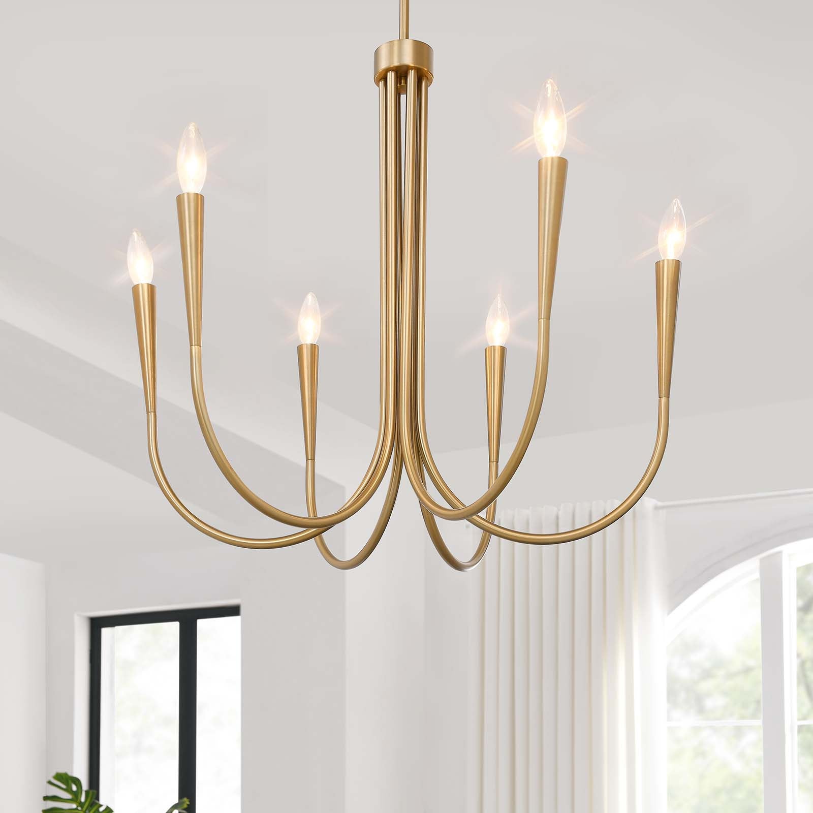 Penrose 6-Light Chandelier - East Shore Modern Home Furnishings