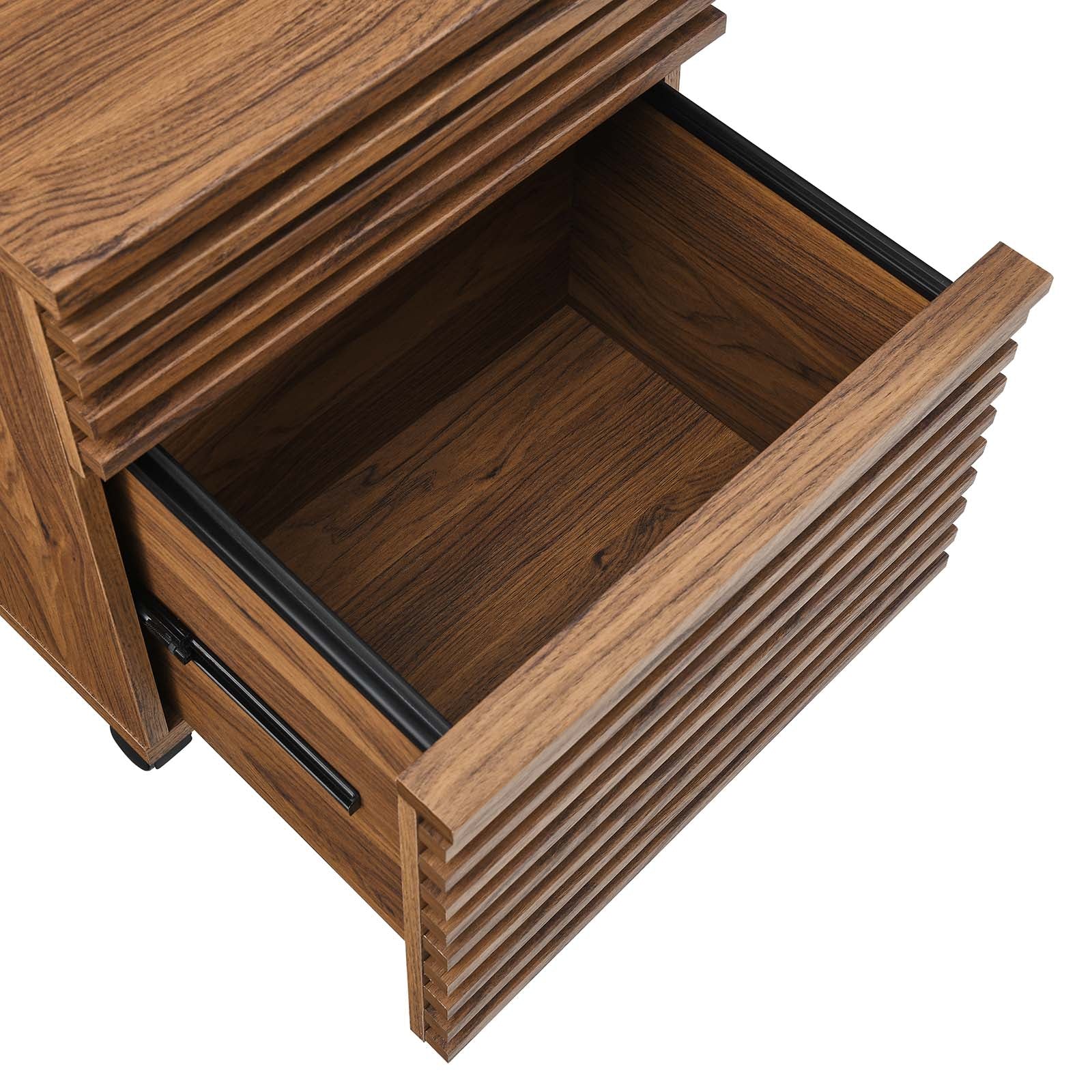 Render Wood File Cabinet