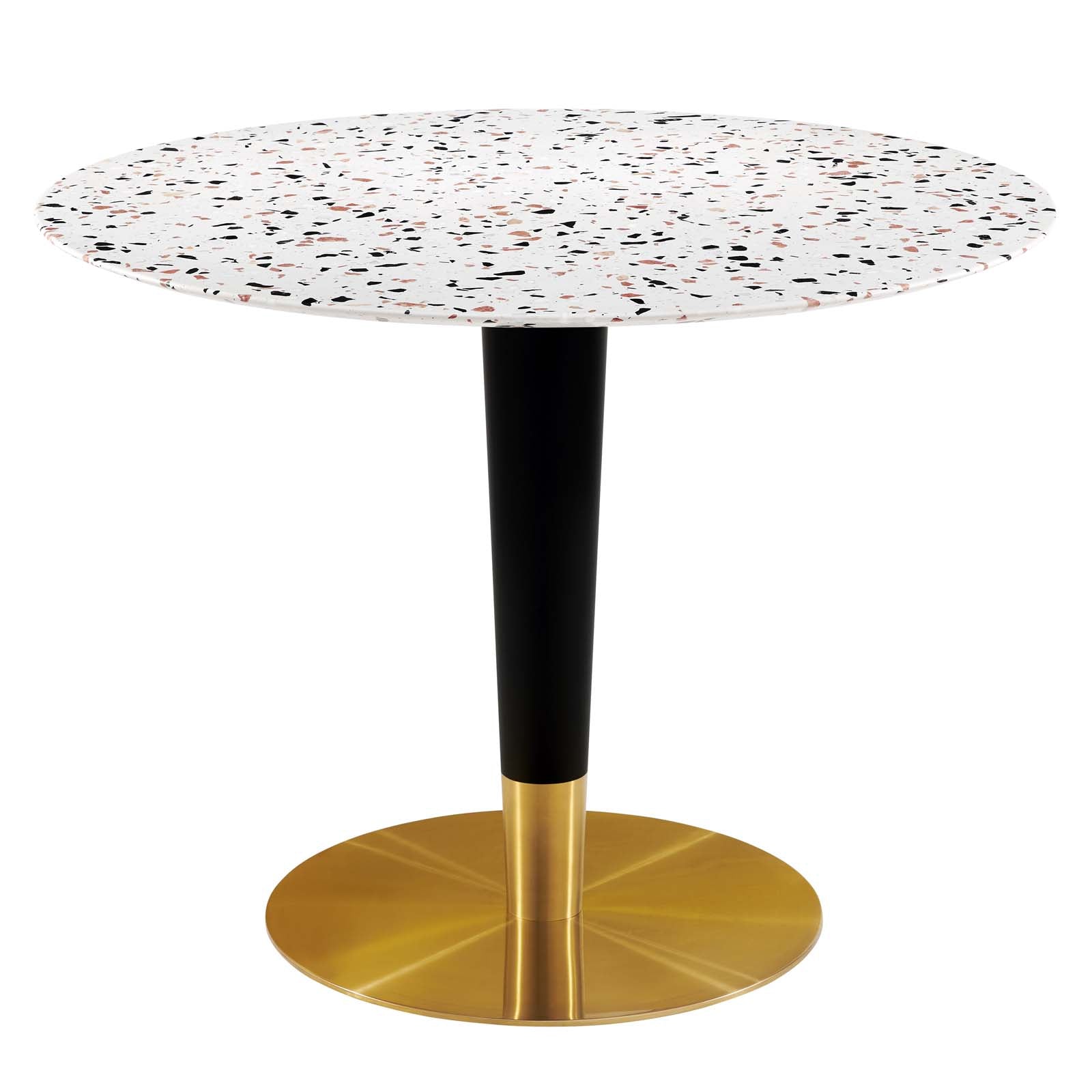 Zinque 40" Round Terrazzo Dining Table - East Shore Modern Home Furnishings