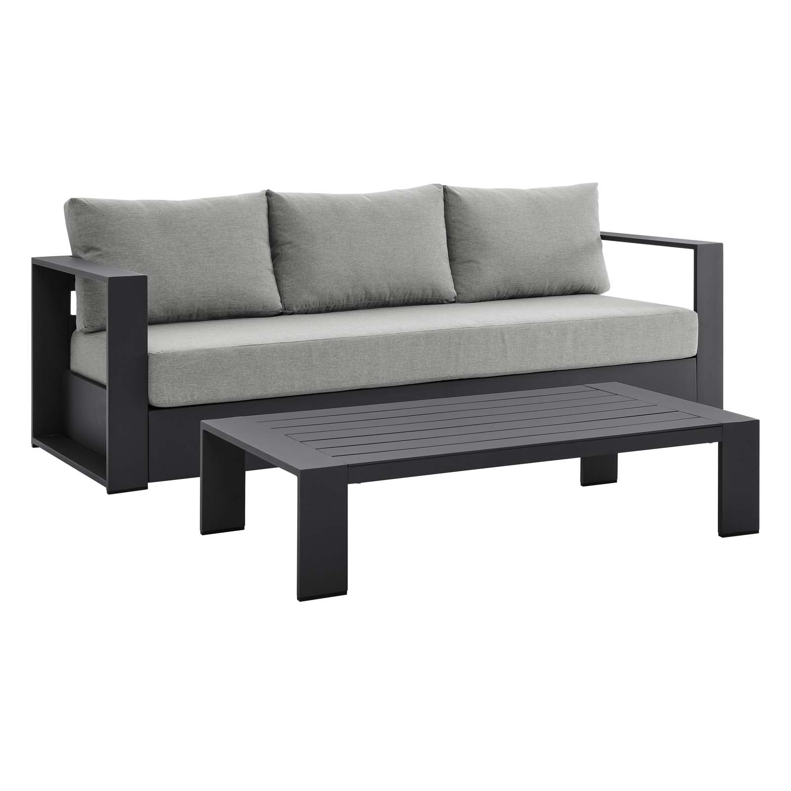 Tahoe Outdoor Patio Powder-Coated Aluminum 2-Piece Set - East Shore Modern Home Furnishings