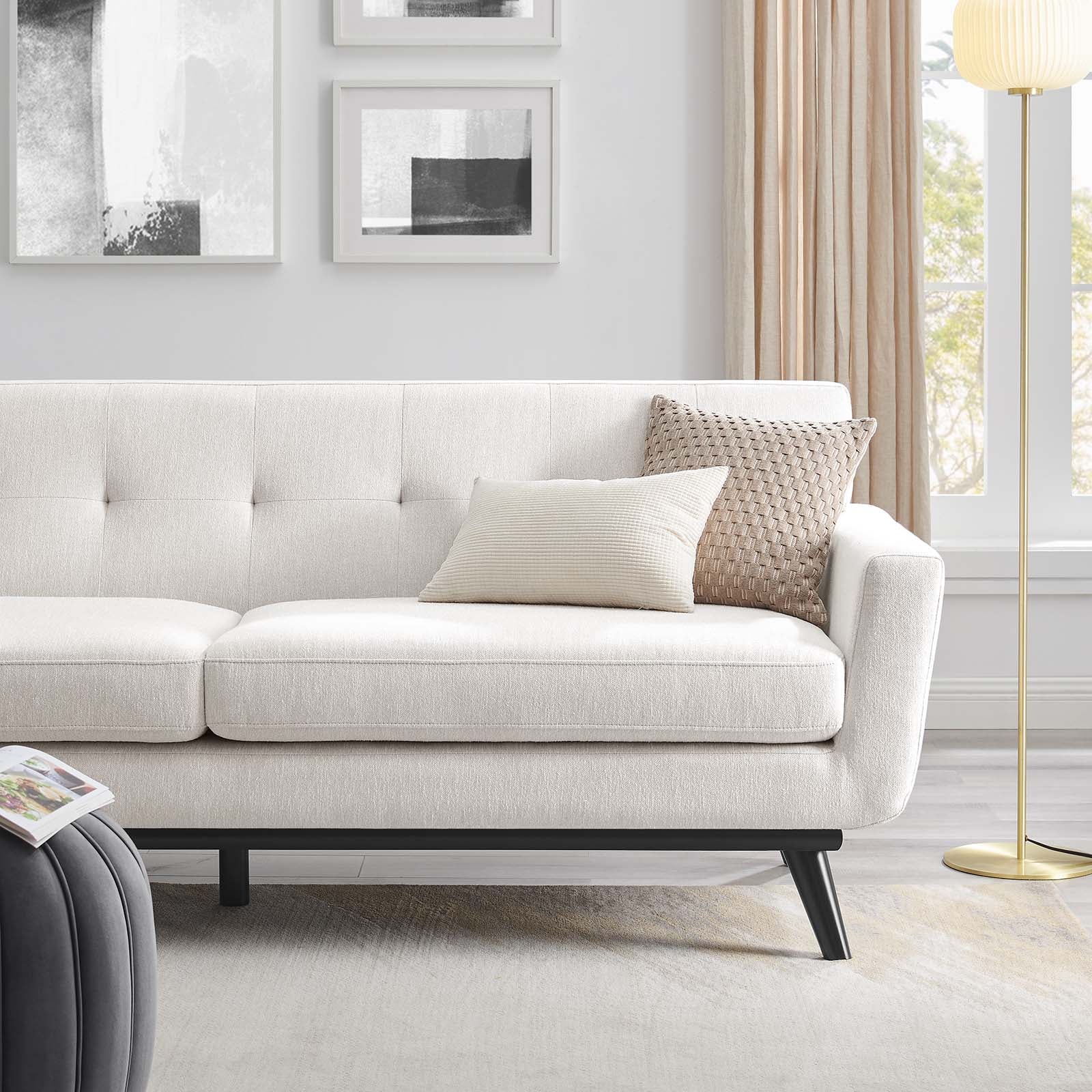 Engage Herringbone Fabric Sofa - East Shore Modern Home Furnishings