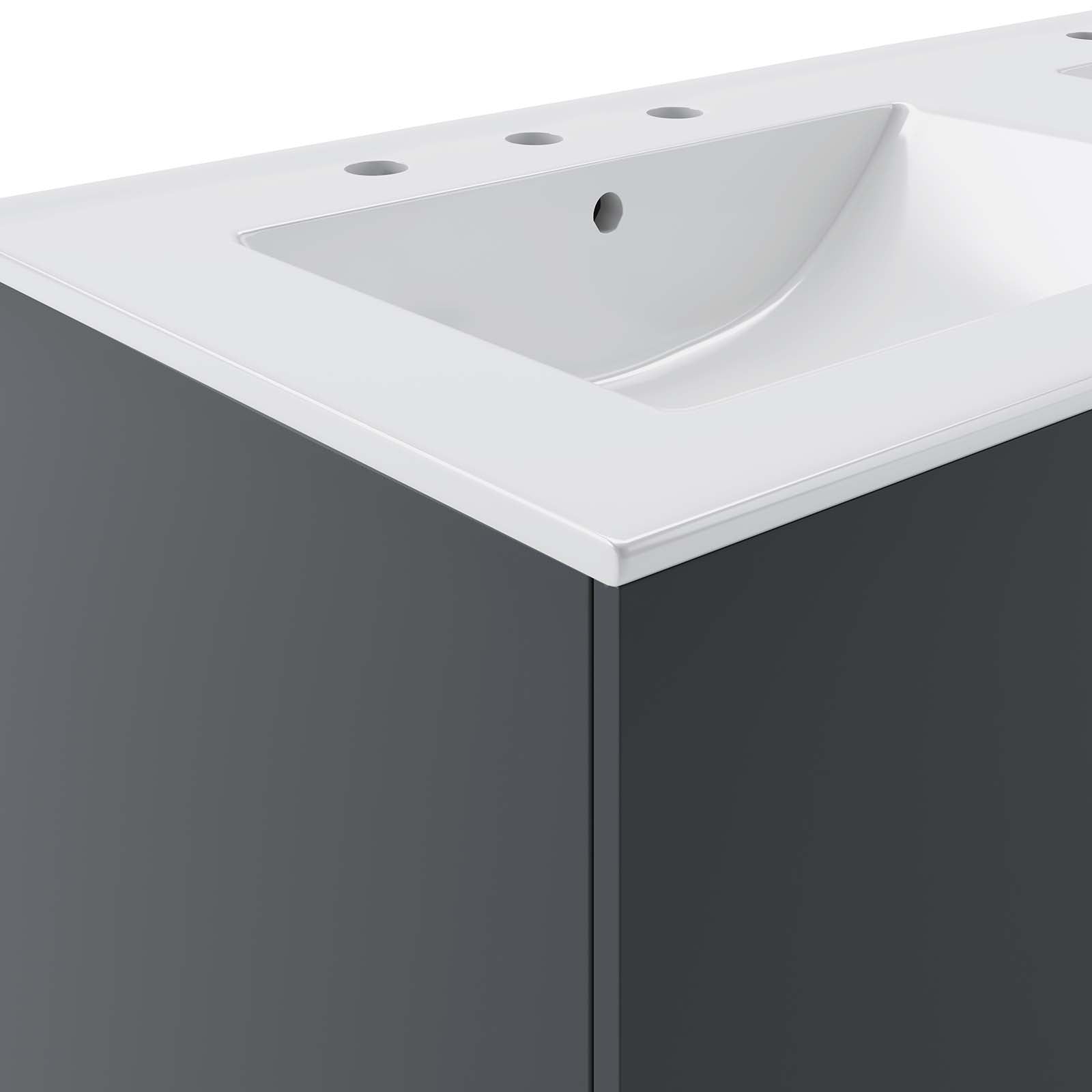 Vitality 48" Double Sink Bathroom Vanity - East Shore Modern Home Furnishings