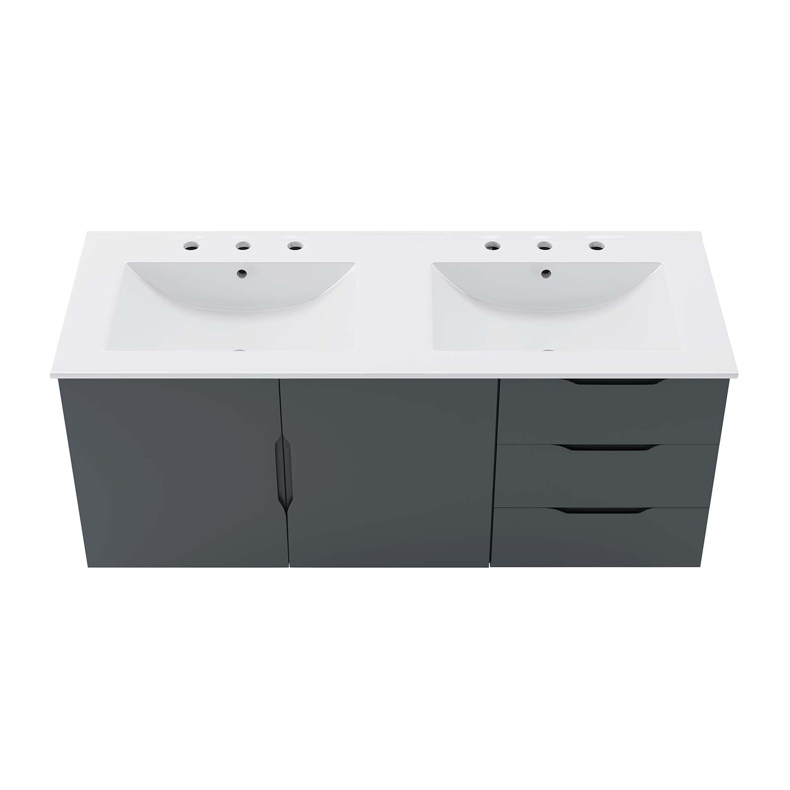 Vitality 48" Double Sink Bathroom Vanity - East Shore Modern Home Furnishings