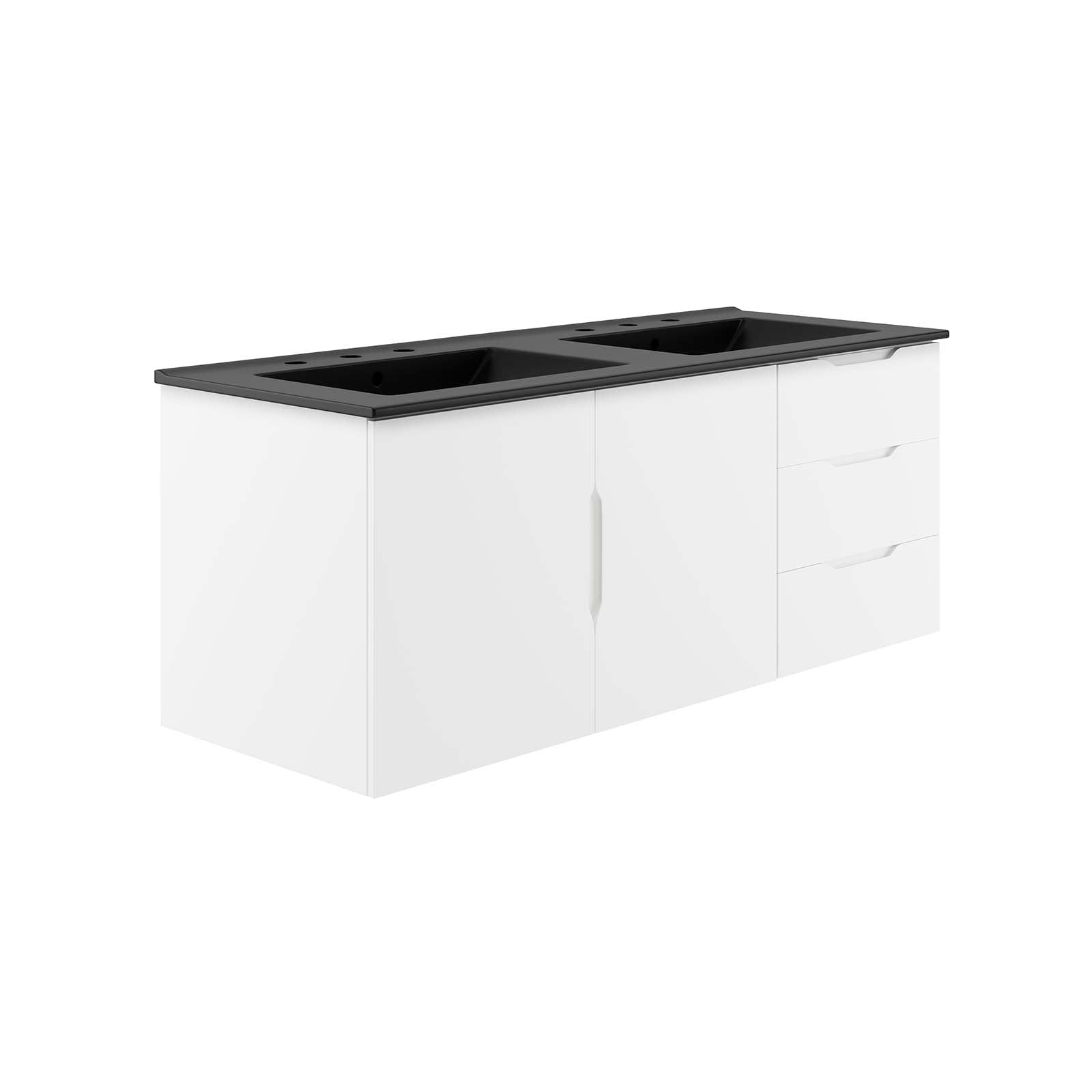 Vitality 48" Double Sink Bathroom Vanity - East Shore Modern Home Furnishings