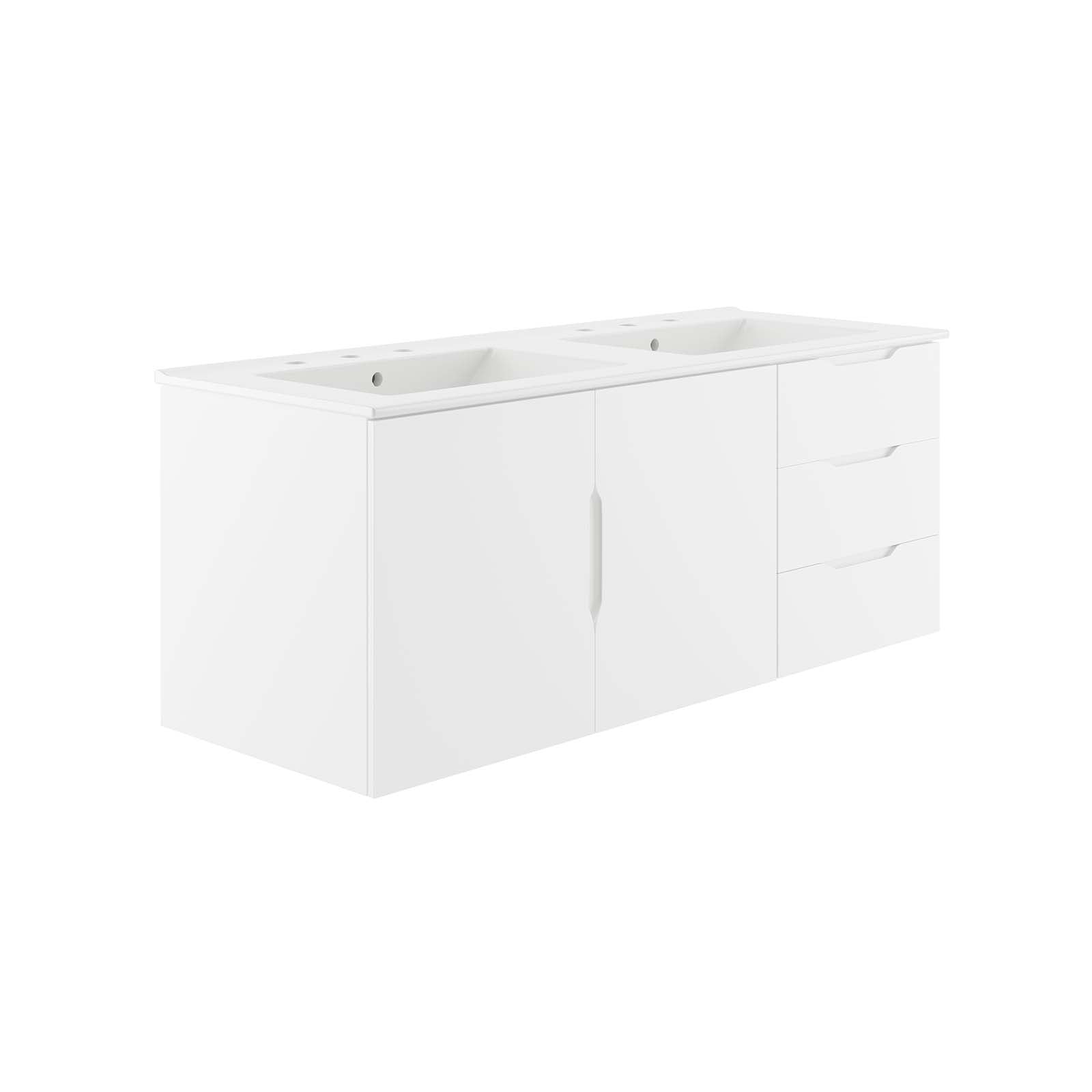 Vitality 48" Double Sink Bathroom Vanity - East Shore Modern Home Furnishings