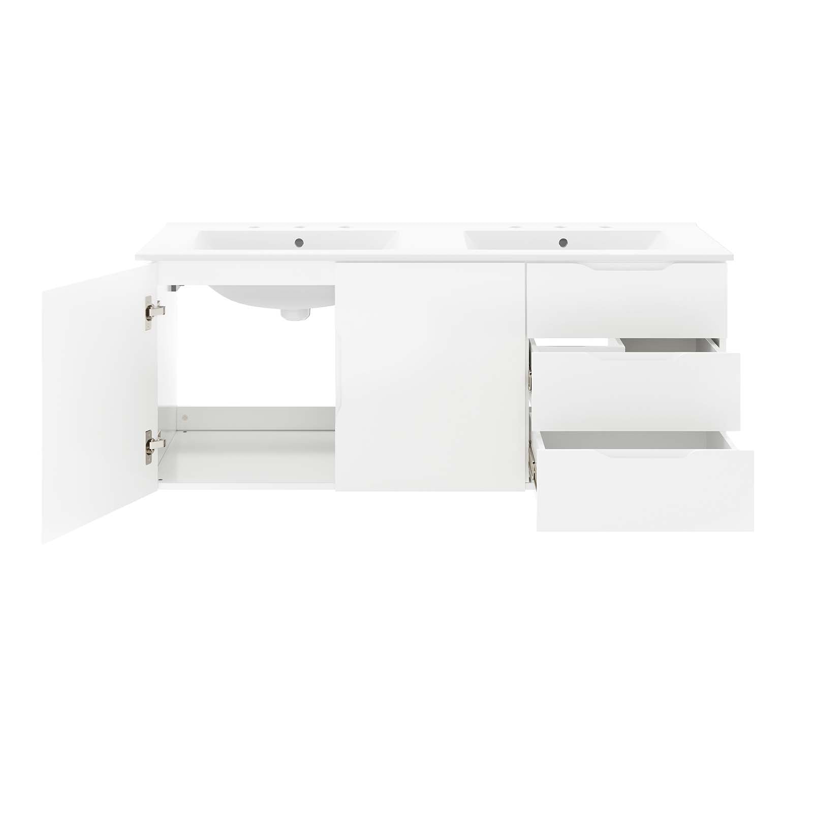 Vitality 48" Double Sink Bathroom Vanity - East Shore Modern Home Furnishings