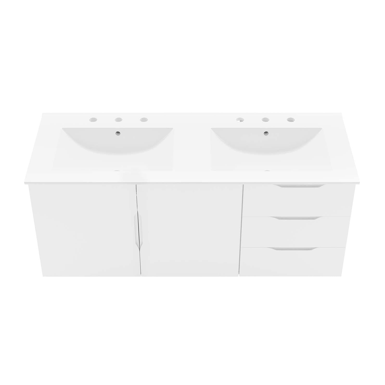 Vitality 48" Double Sink Bathroom Vanity - East Shore Modern Home Furnishings