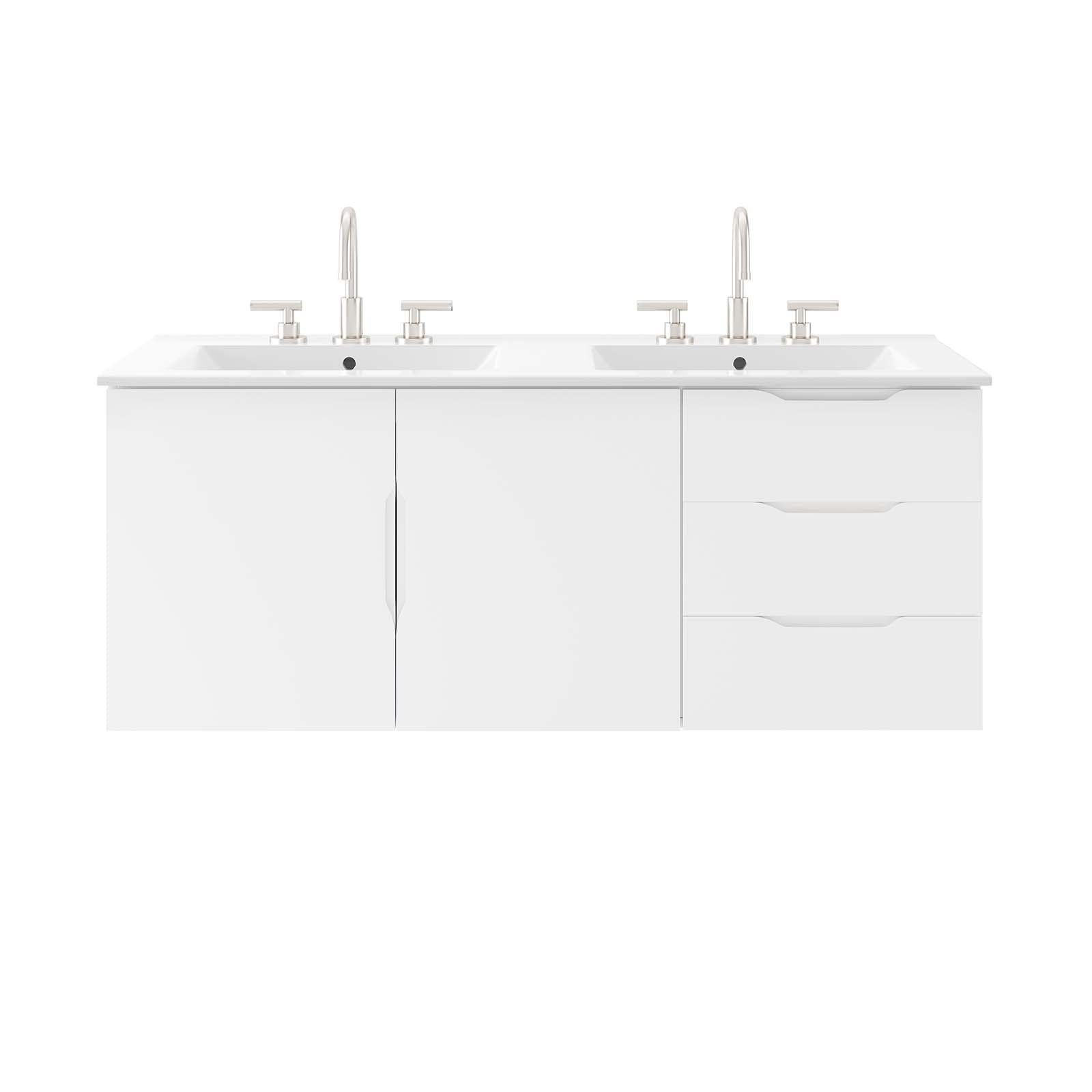 Vitality 48" Double Sink Bathroom Vanity - East Shore Modern Home Furnishings