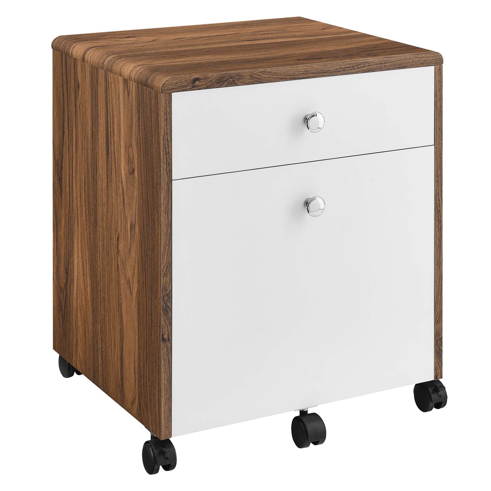 Transmit Wood Desk and File Cabinet Set - East Shore Modern Home Furnishings